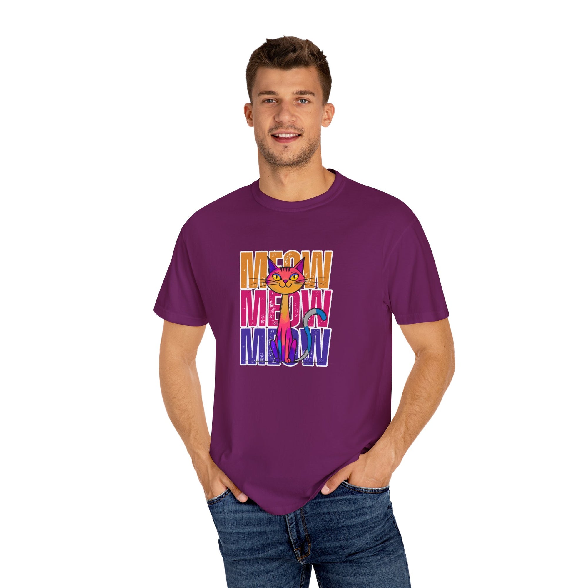 Meow Vibes Unisex T-Shirt | Funny Cat Tee