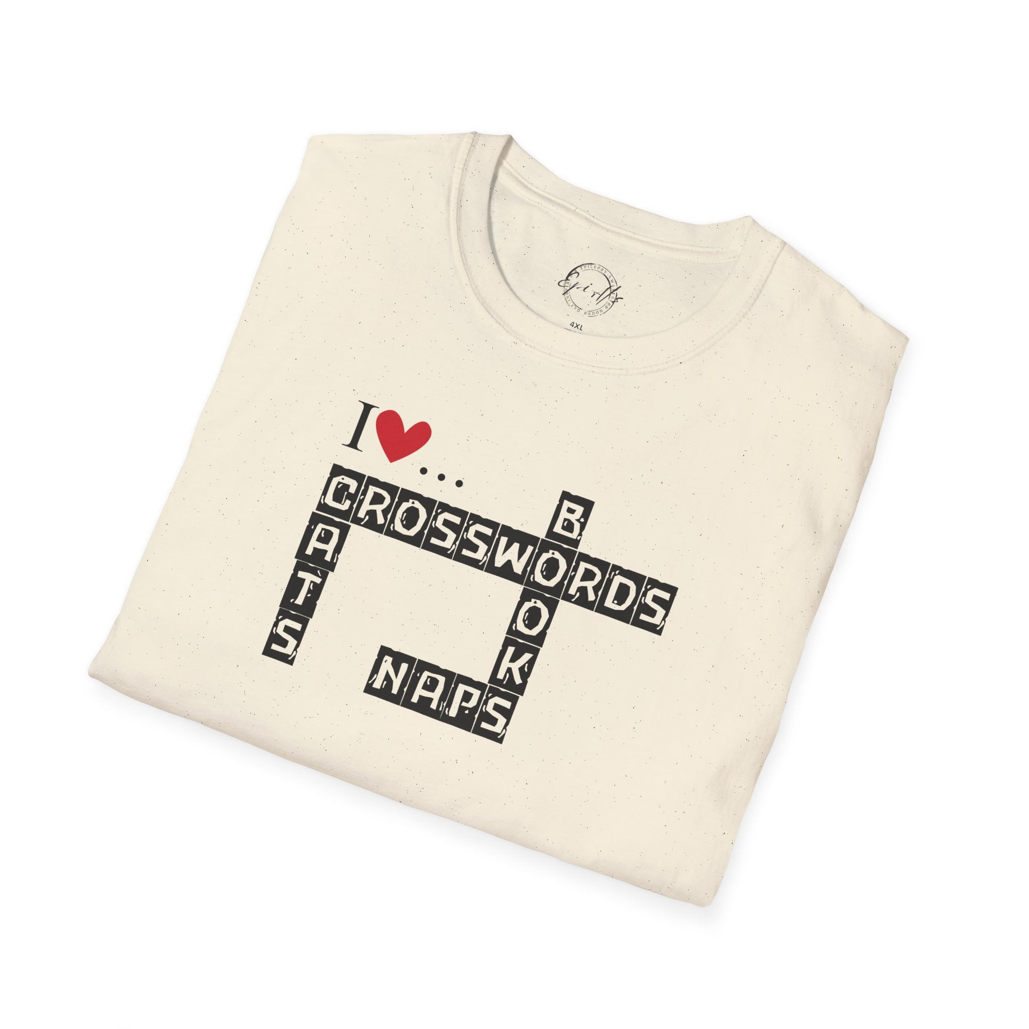 Crosswords and Cats Unisex Softstyle T-Shirt