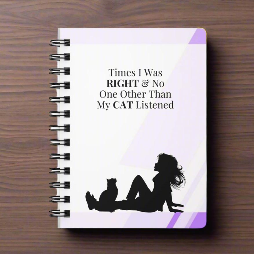 Times I Was Right Spiral Bound Journal - EpiAl's Shop