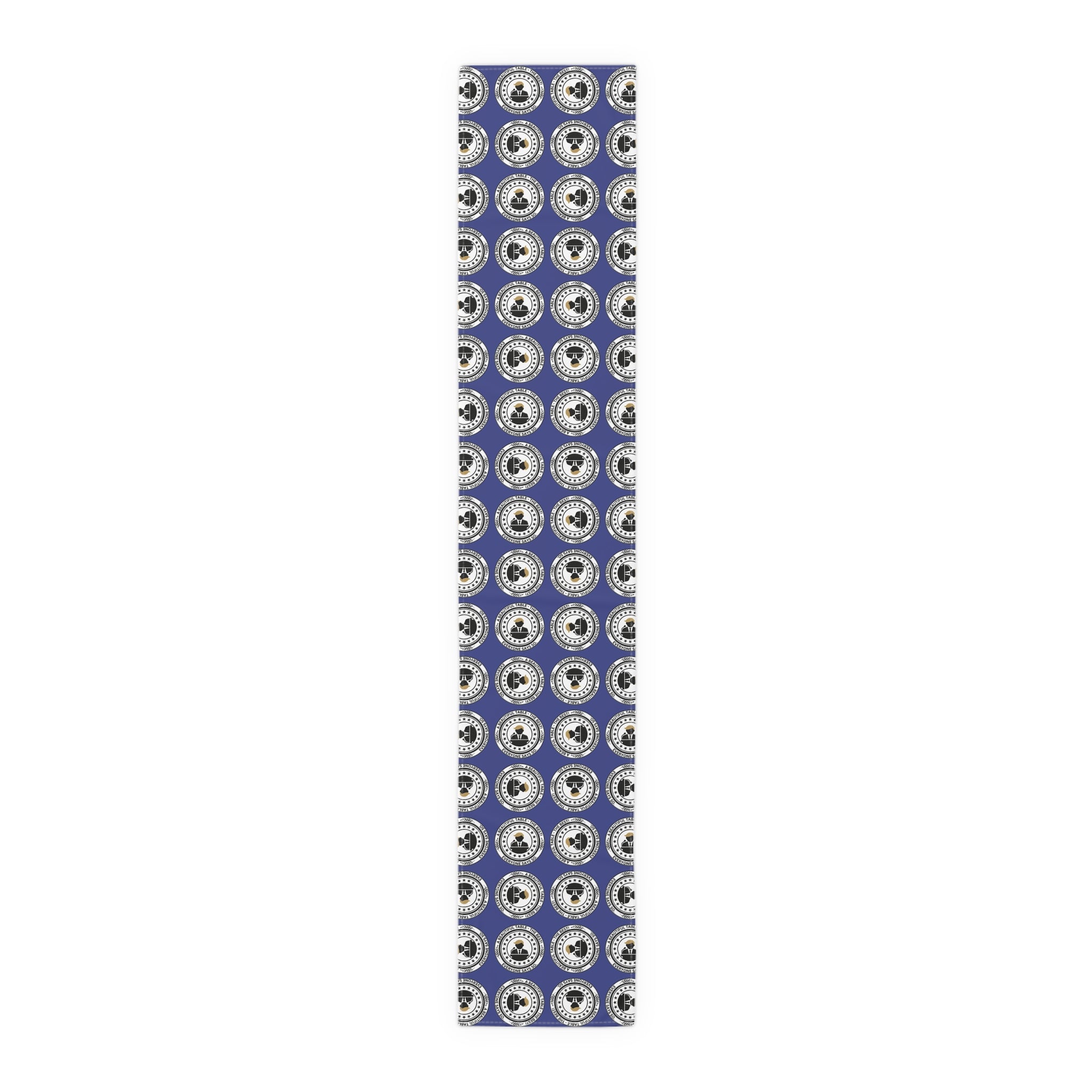 A Beautiful Table Table Runner – Faux Official Parody Seal Pattern
