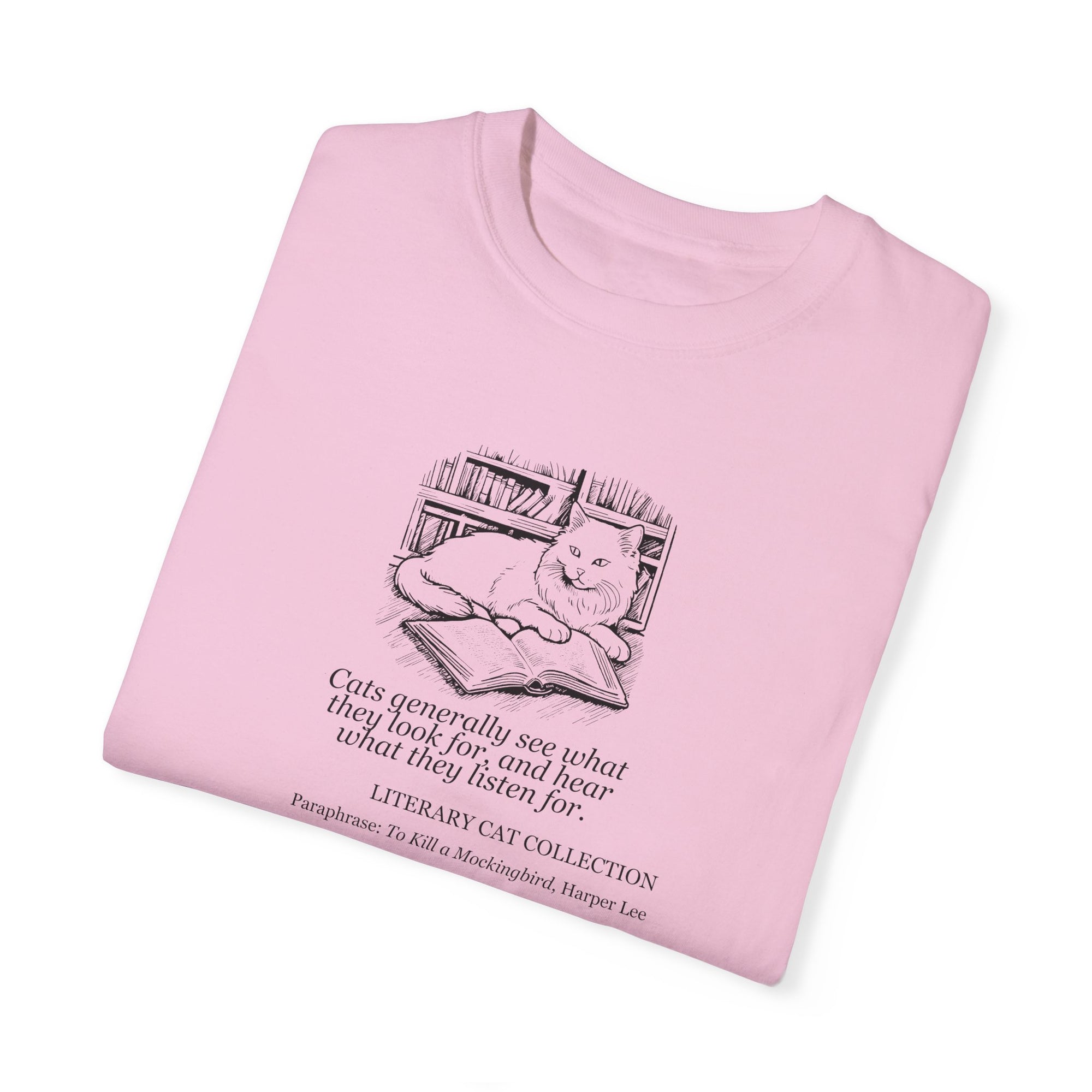 Literary Cat Unisex T-Shirt - To Kill a Mockingbird 2