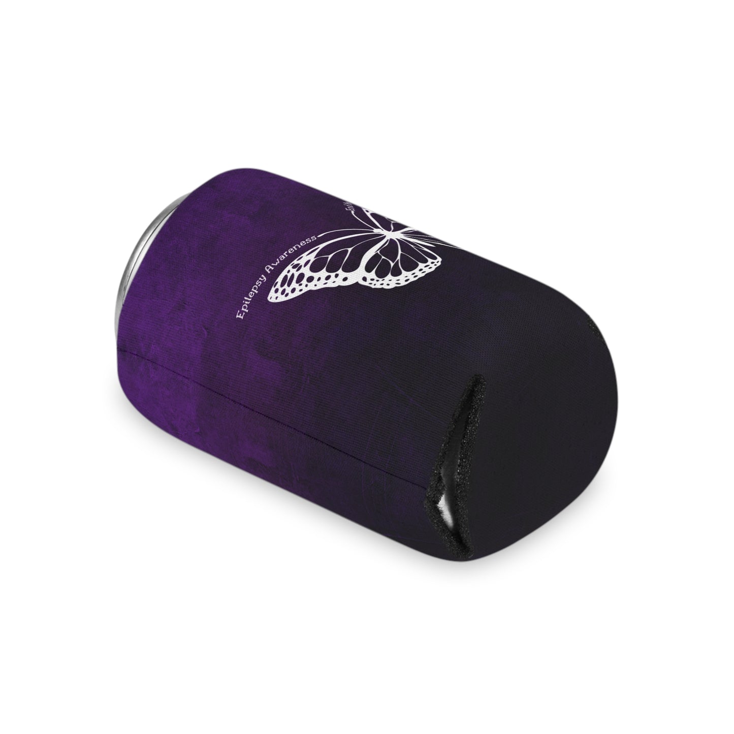 Epilepsy Awareness Butterfly Can Cooler - Support and Celebrate