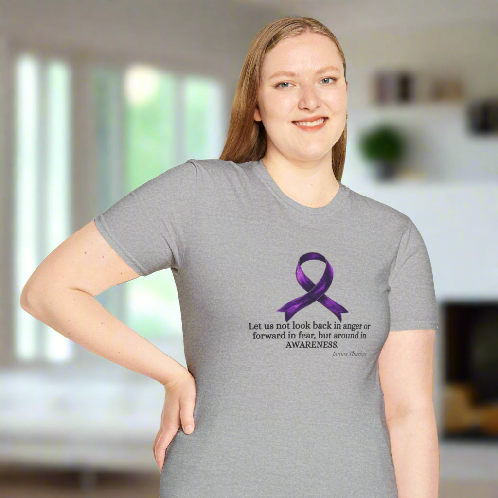 Awareness Ribbon Unisex Inspirational Quotes Tee