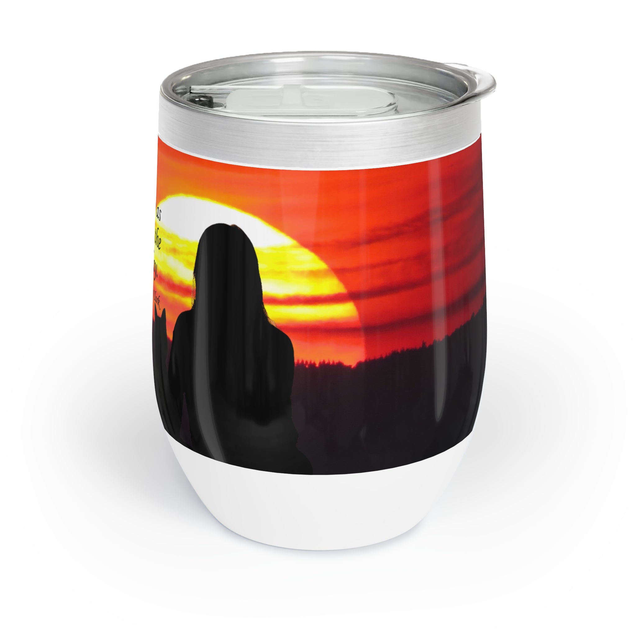 Photo depicting the ​Try As You May Chill Wine Tumbler from EpiAl's Shop.