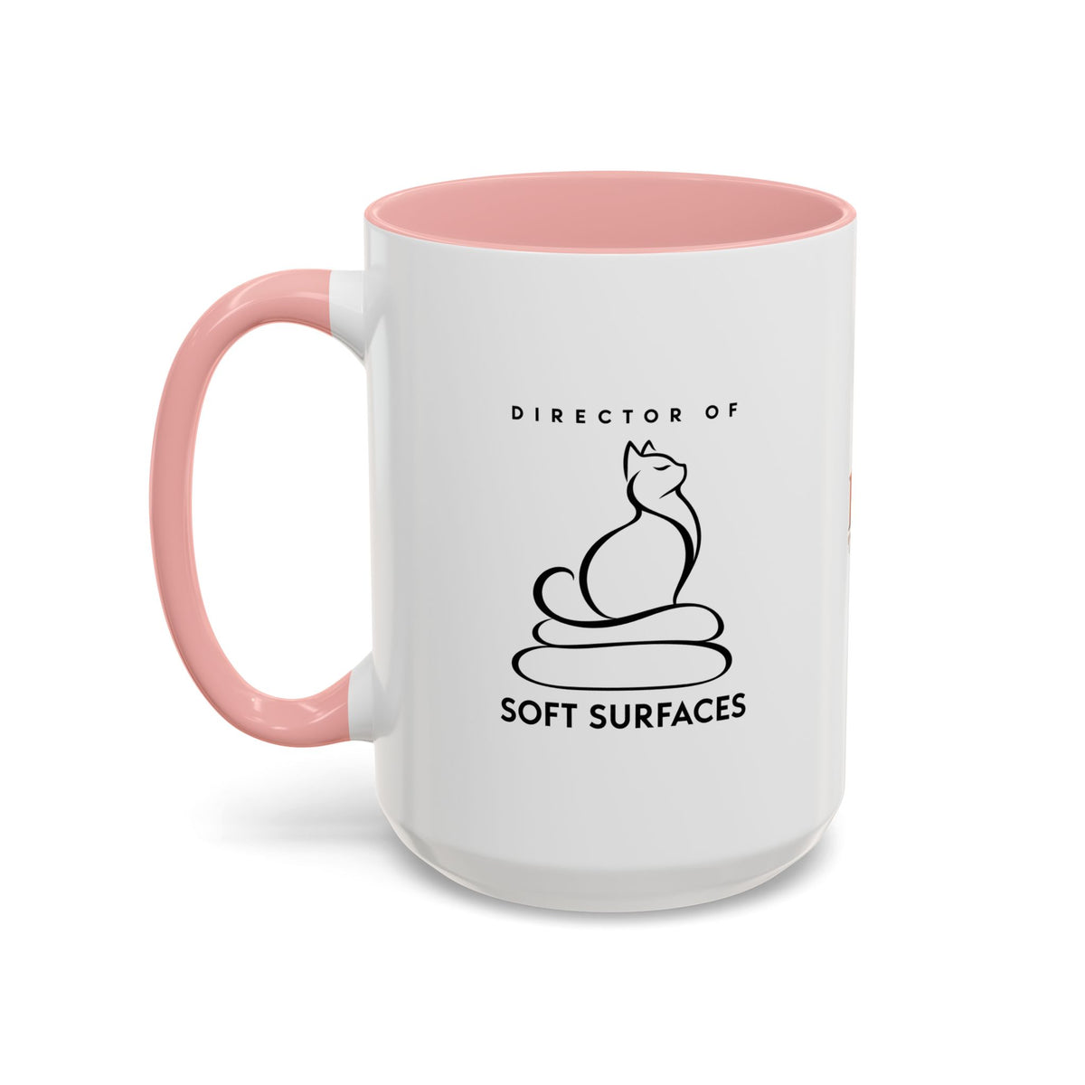 Director of Soft Surfaces Cat Mug | Funny Cat Lover Coffee Cup (11oz/15oz)