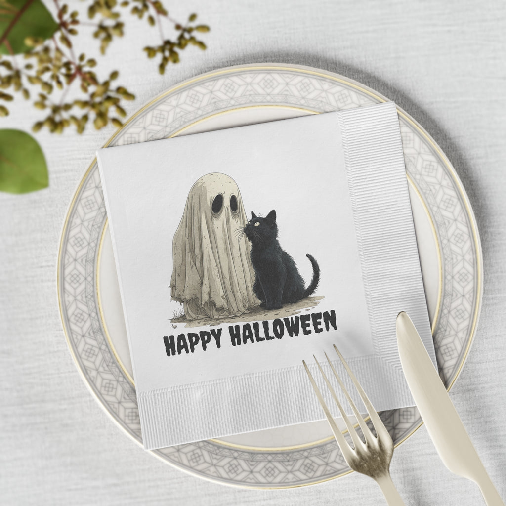 Halloween-themed Party Napkins, Spooky Decor