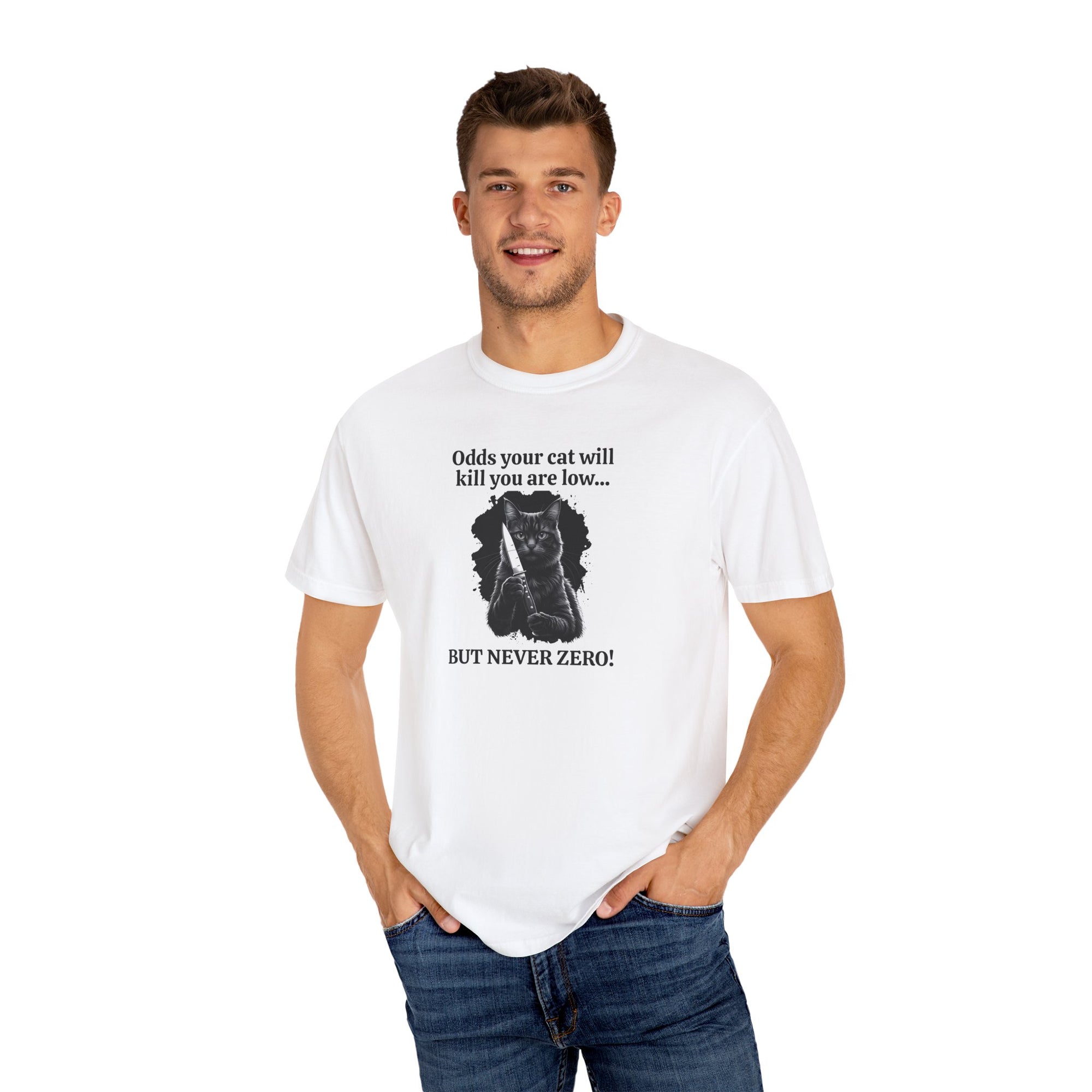 Funny Killer Cat Graphic Tee