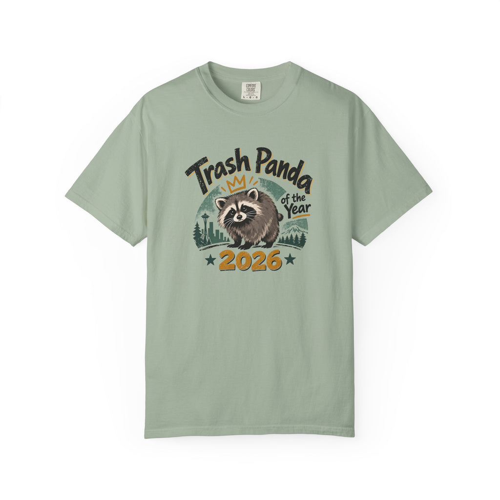 Trash Panda of the Year 2026 Garment-Dyed T-Shirt | Jimothy-Inspired Raccoon Tee