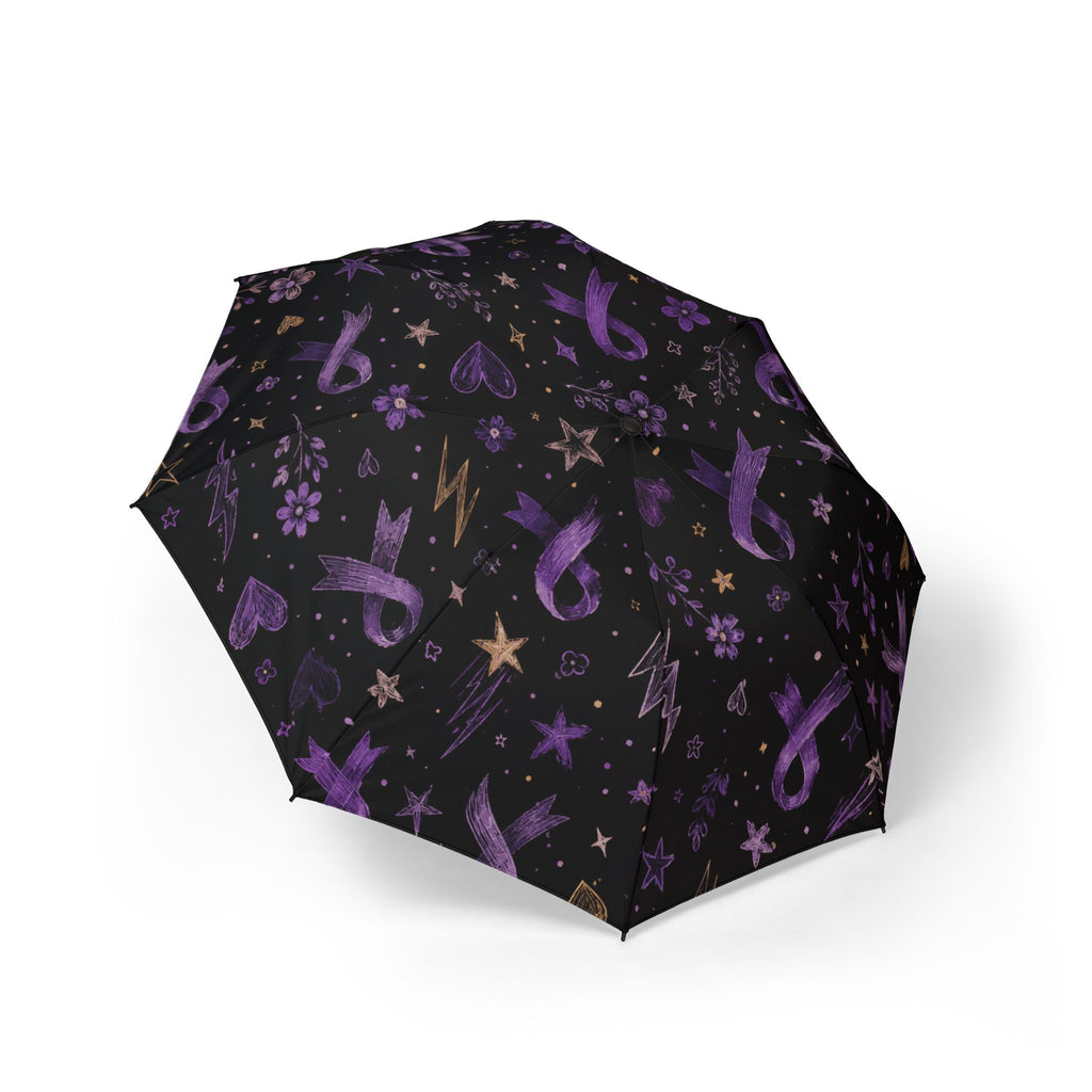 Purple Ribbon Epilepsy Awareness Umbrella (Semi-Automatic)