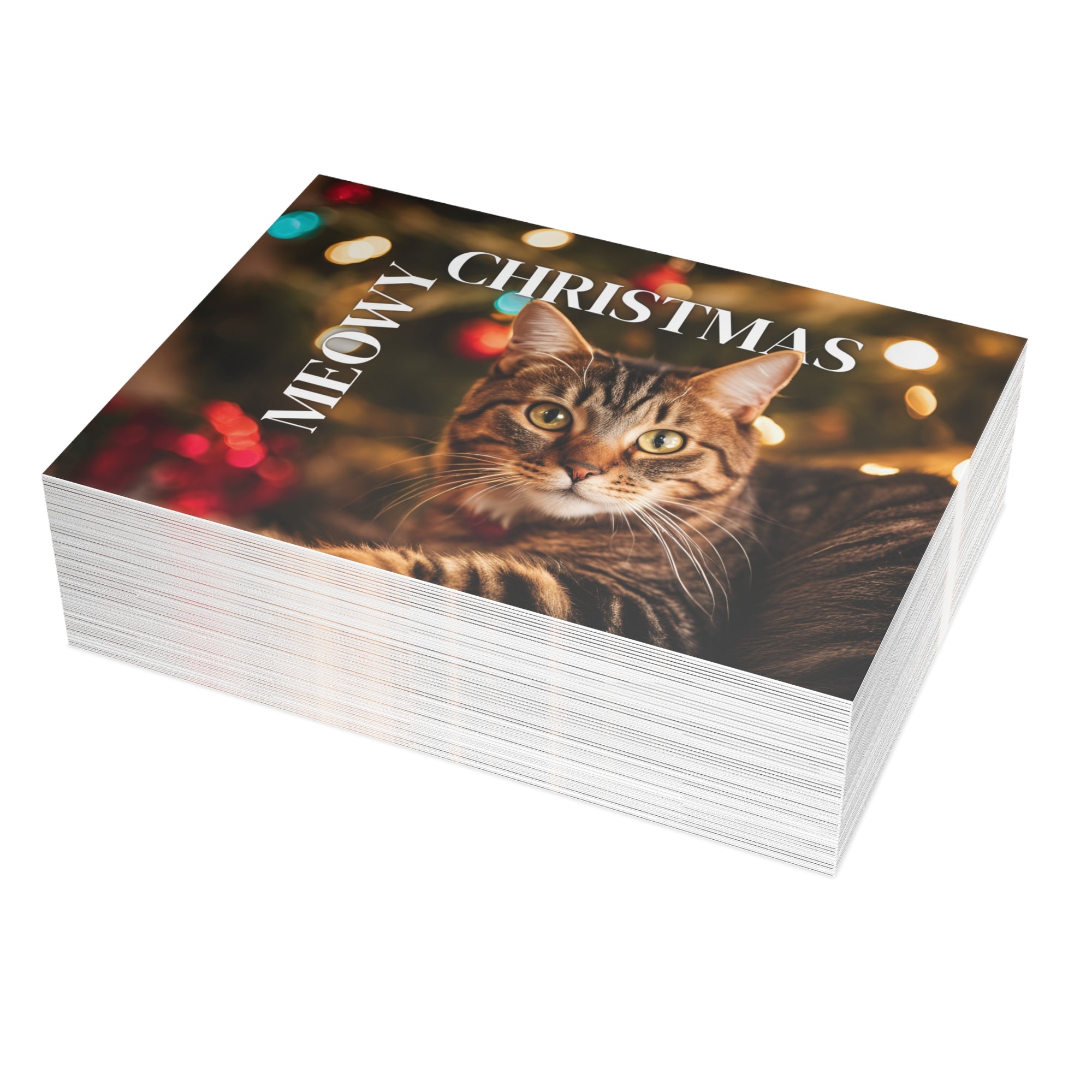 Meowy Christmas Postcard Bundles (envelopes included)