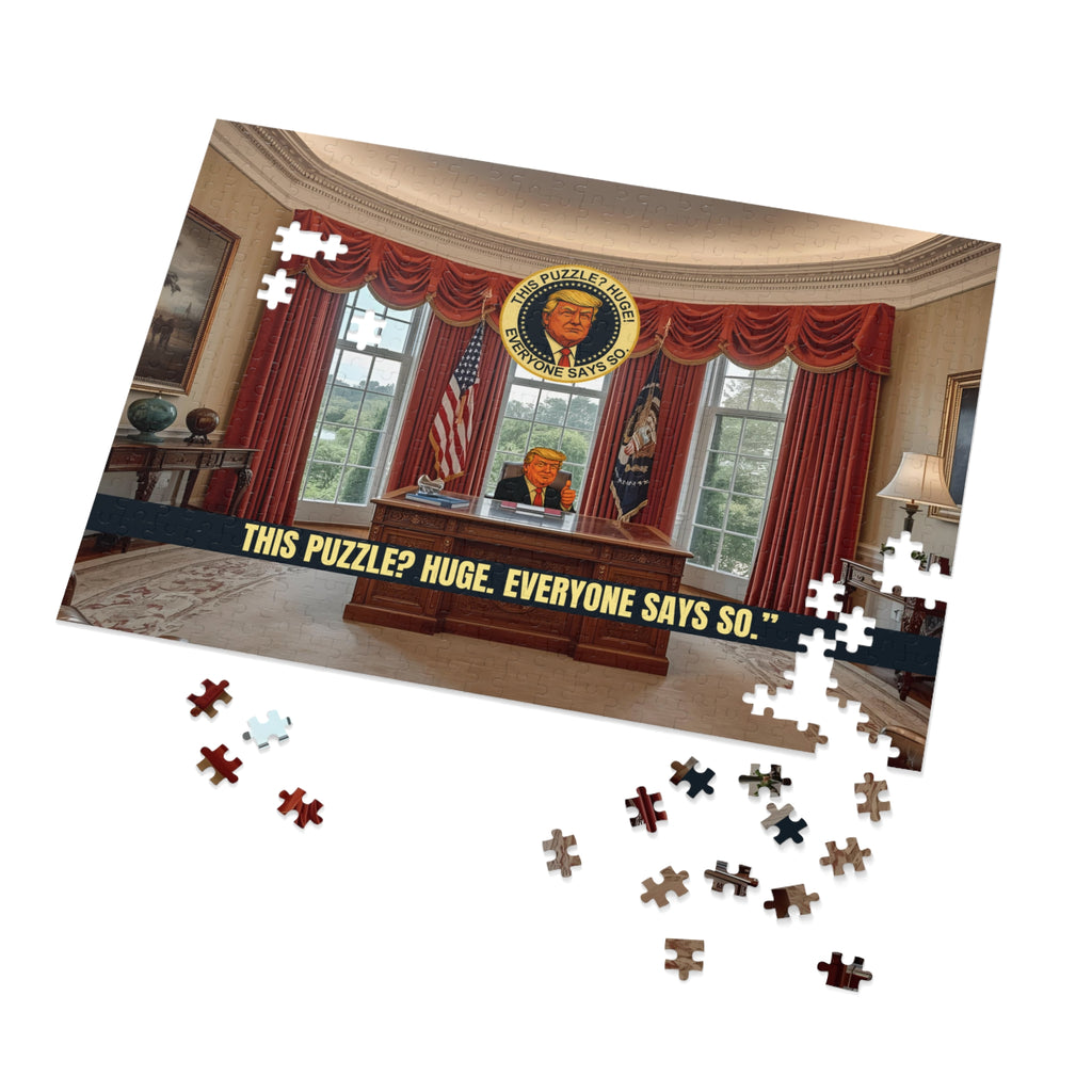 “This Puzzle? Huge. Everyone Says So.” Political Parody Jigsaw Puzzle
