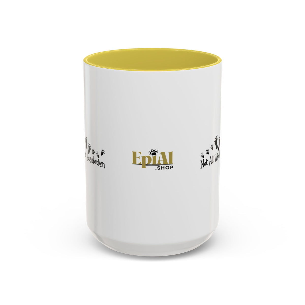 Not All Who Wander Are Housebroken | Bigfoot, Jimothy & Cat Tracks Coffee Mug (11oz, 15oz)