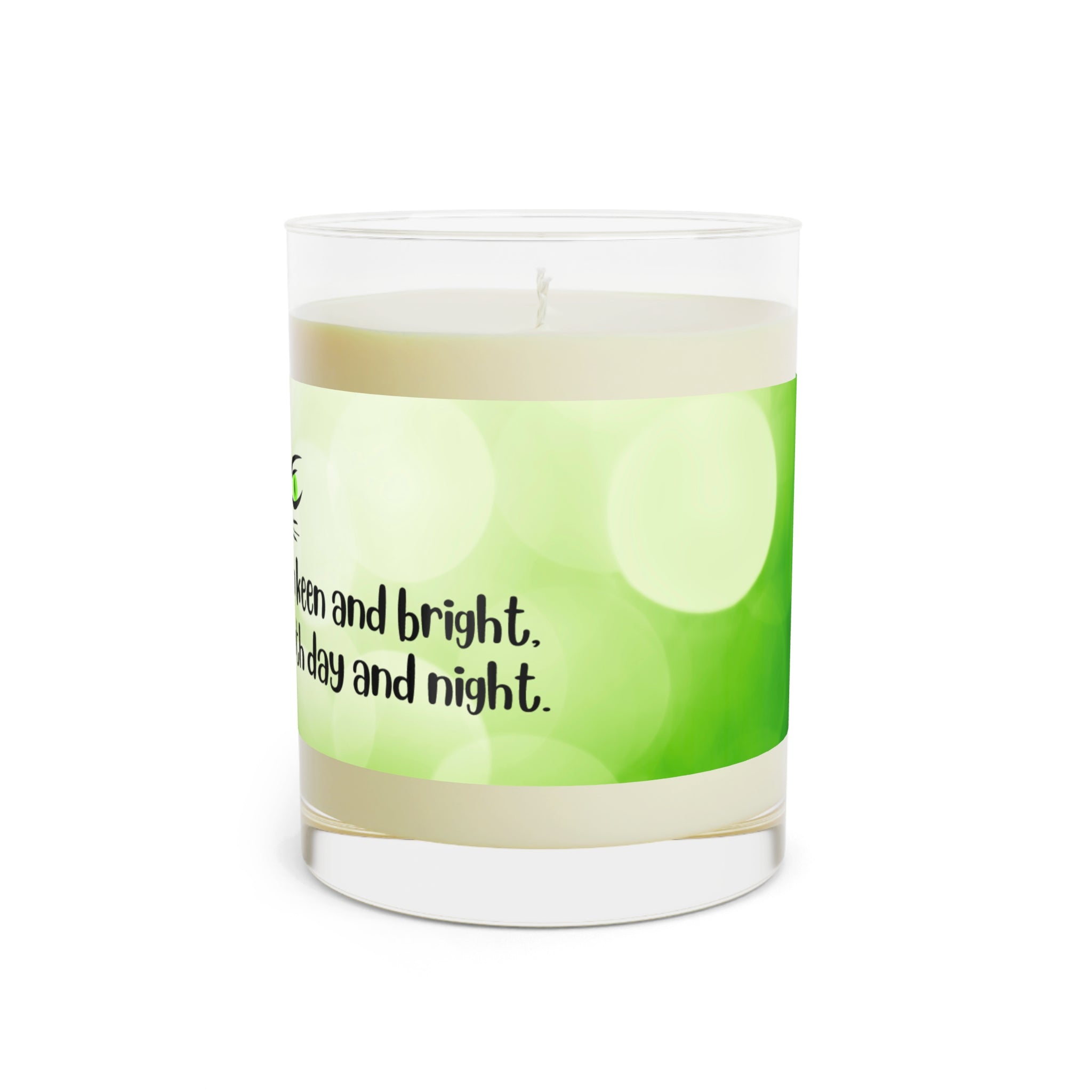 Photo depicting the ​Judging Eyes Scented Candle - Full Glass, 11oz from EpiAl's Shop.