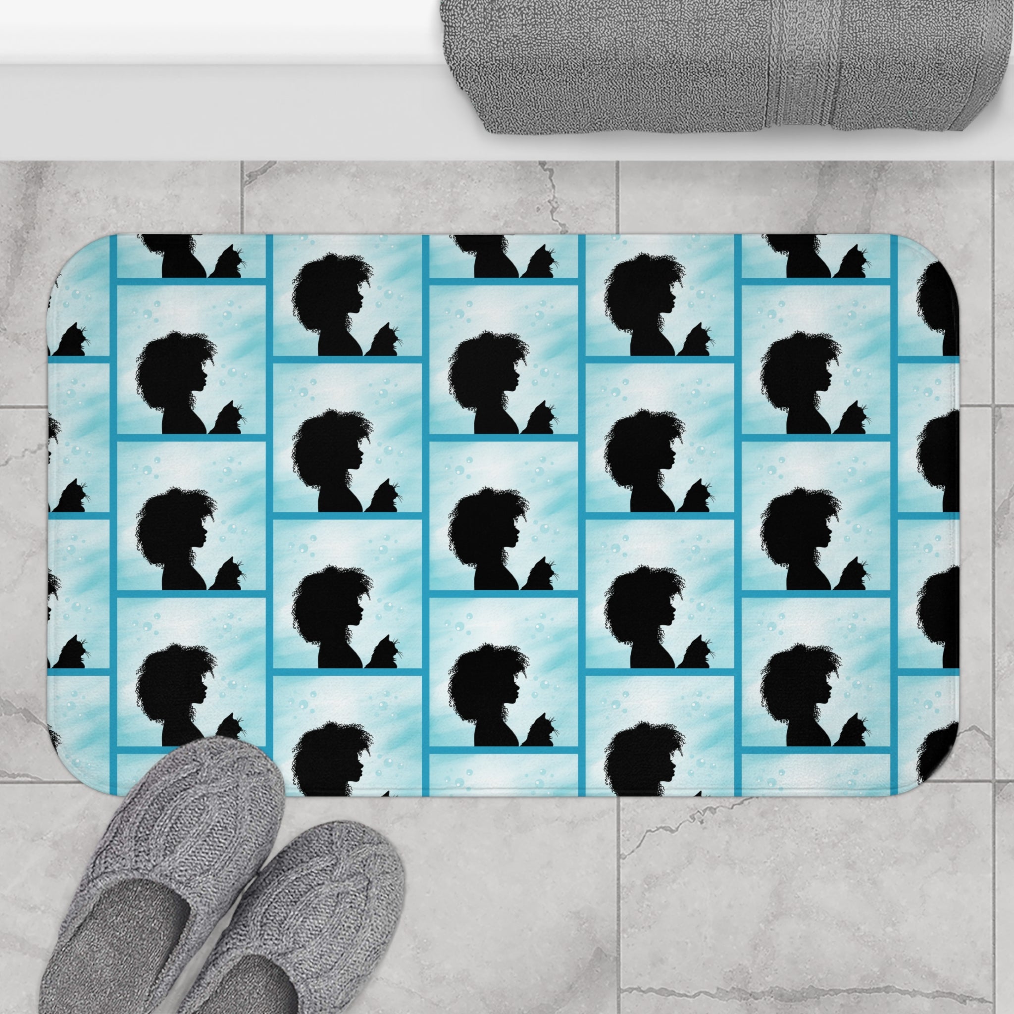 Beautiful Cat Lady Bath Mat - EpiAl's Shop