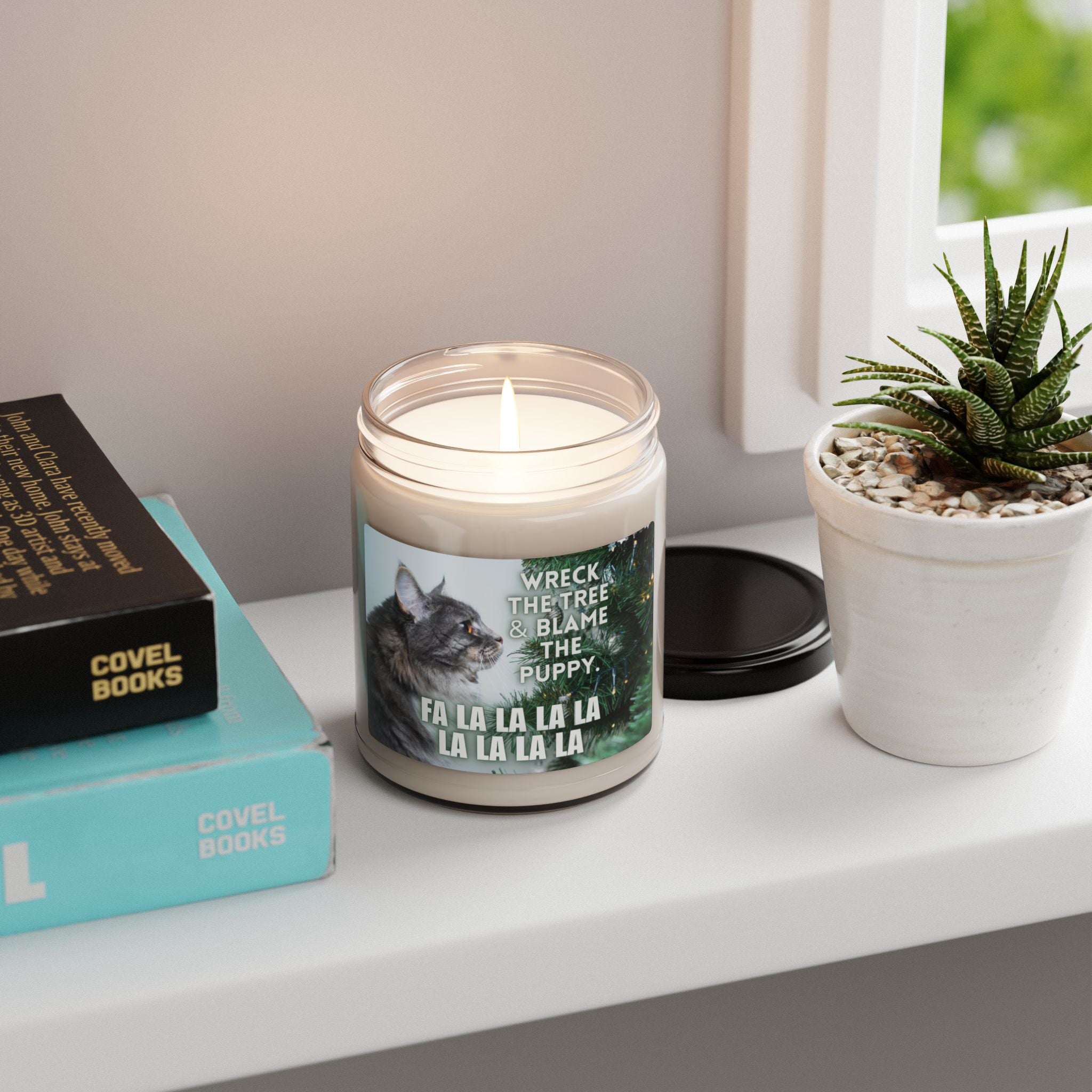 Photo depicting the ​Wreck the Tree Scented Soy Candle, 9oz from EpiAl's Shop.