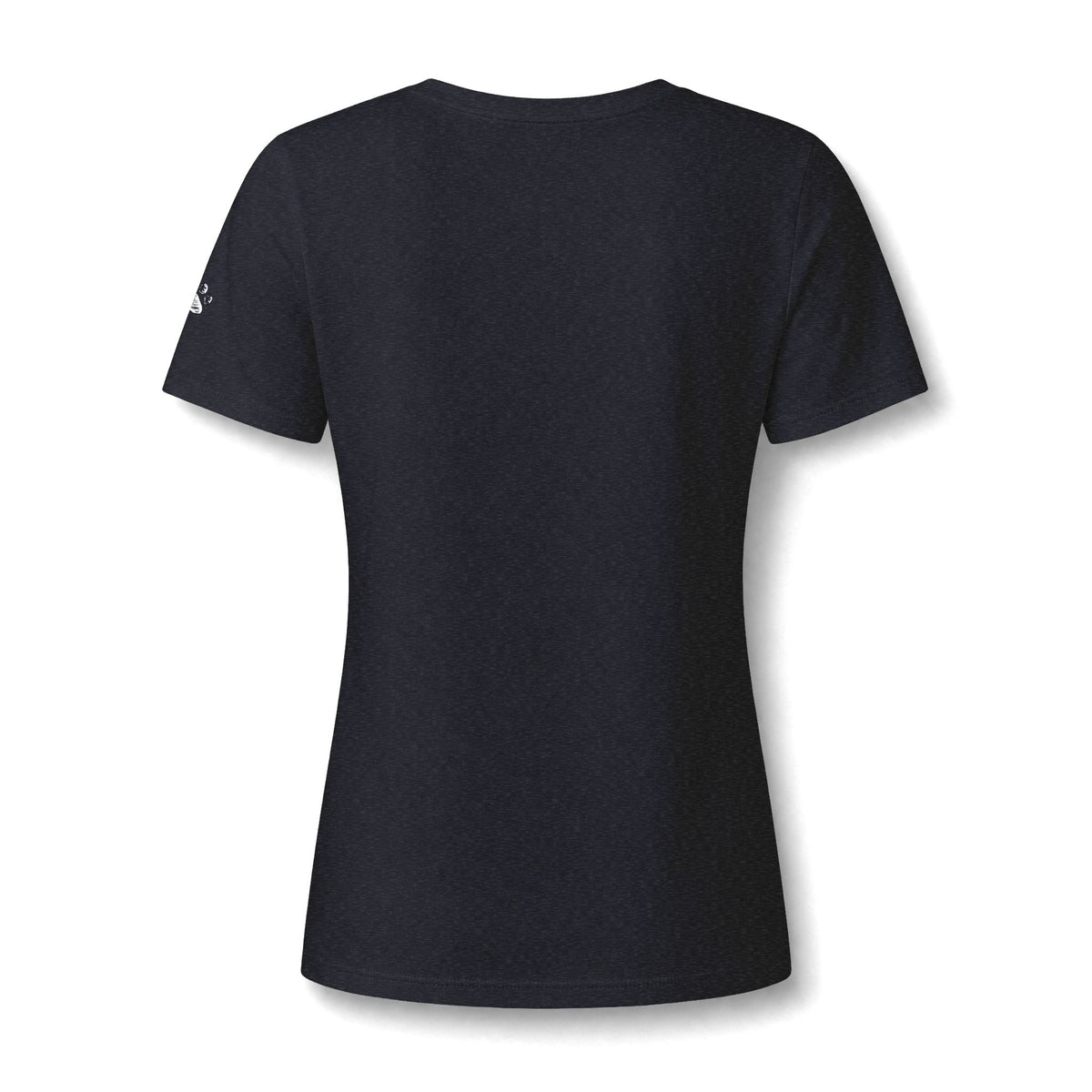 Kitten & Dandelion Women's Relaxed V-Neck T-Shirt | Cat Lover Floral Tee