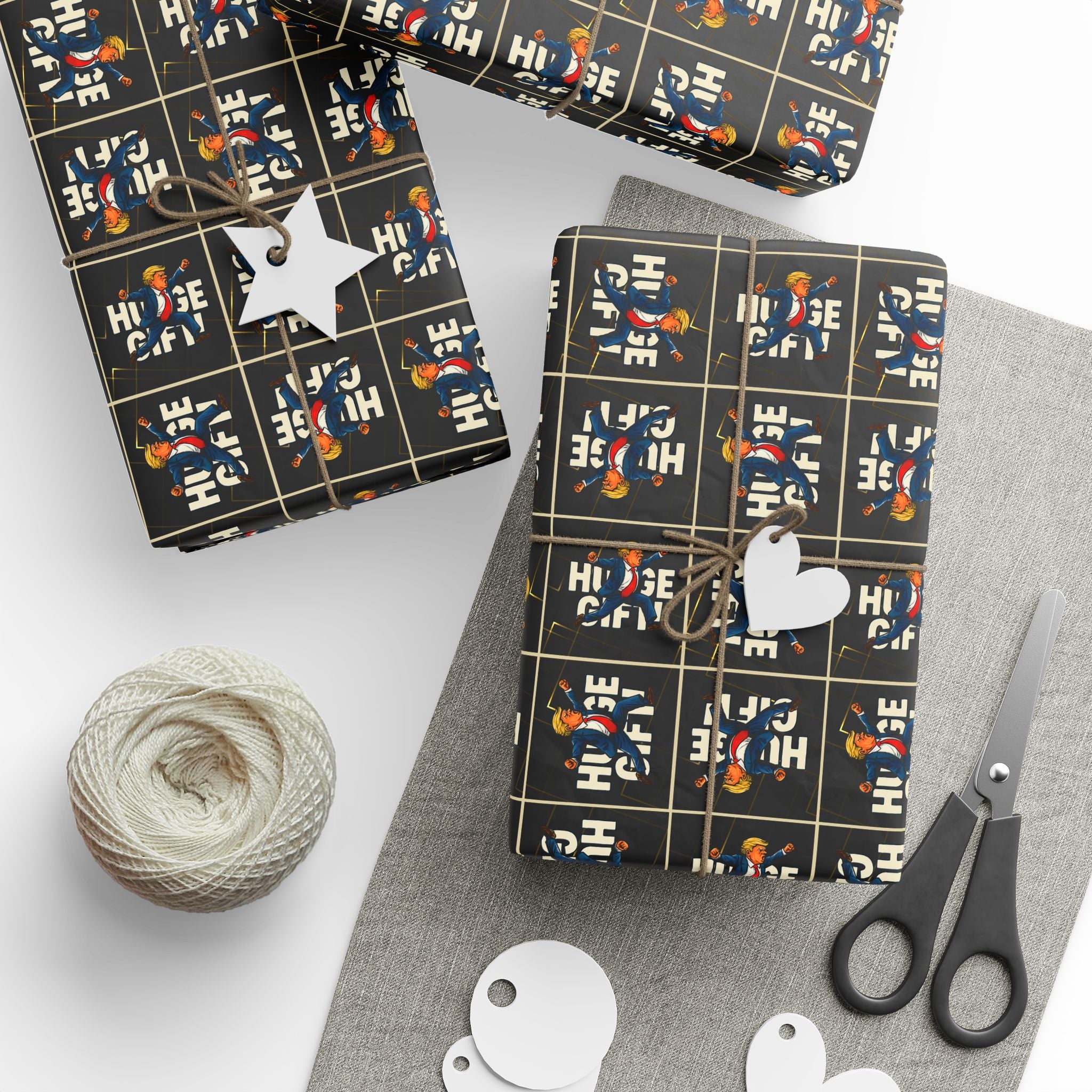Huge Parody Gift Wrapping Paper – Bold Political Humor
