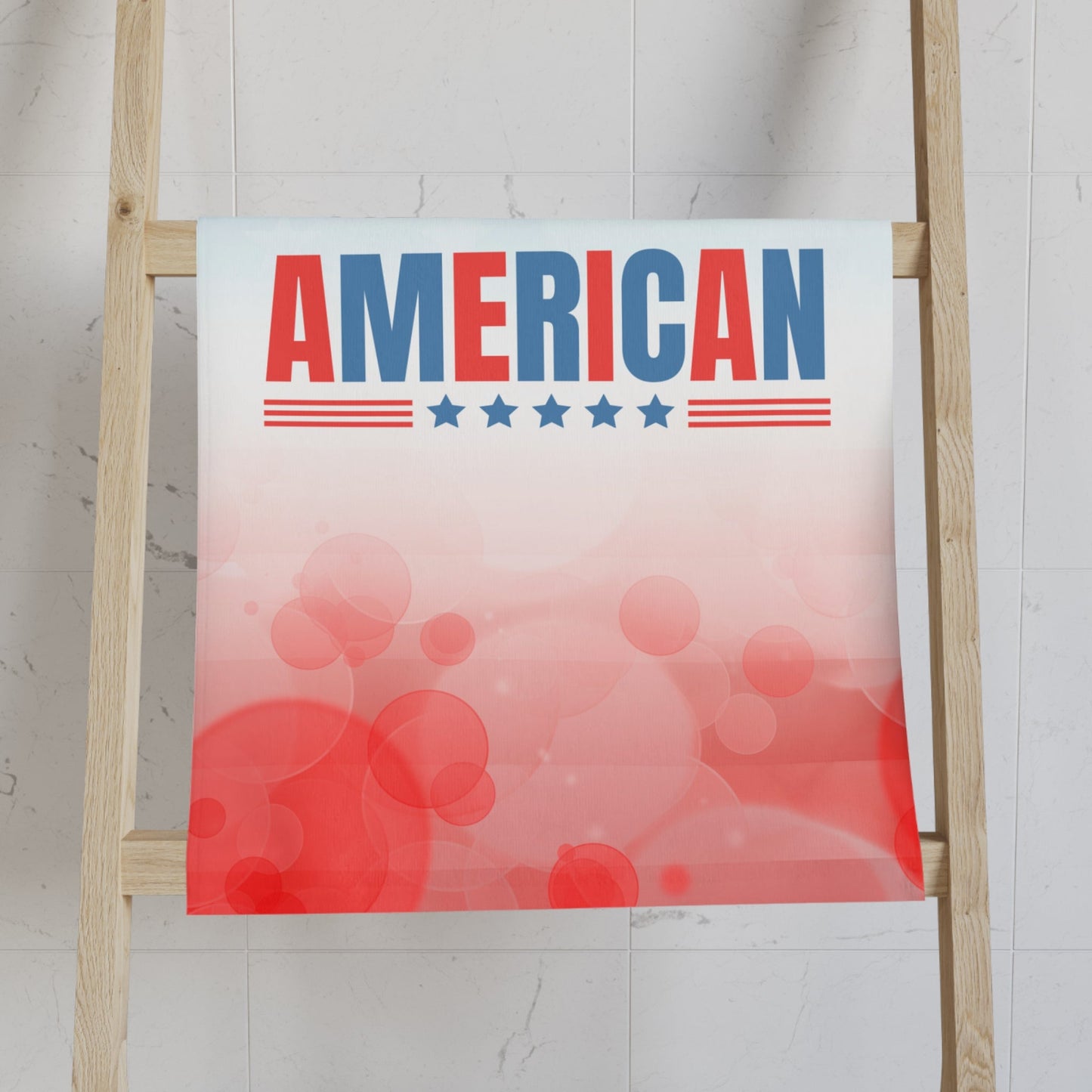 I Identify as American Hand Towel Printify