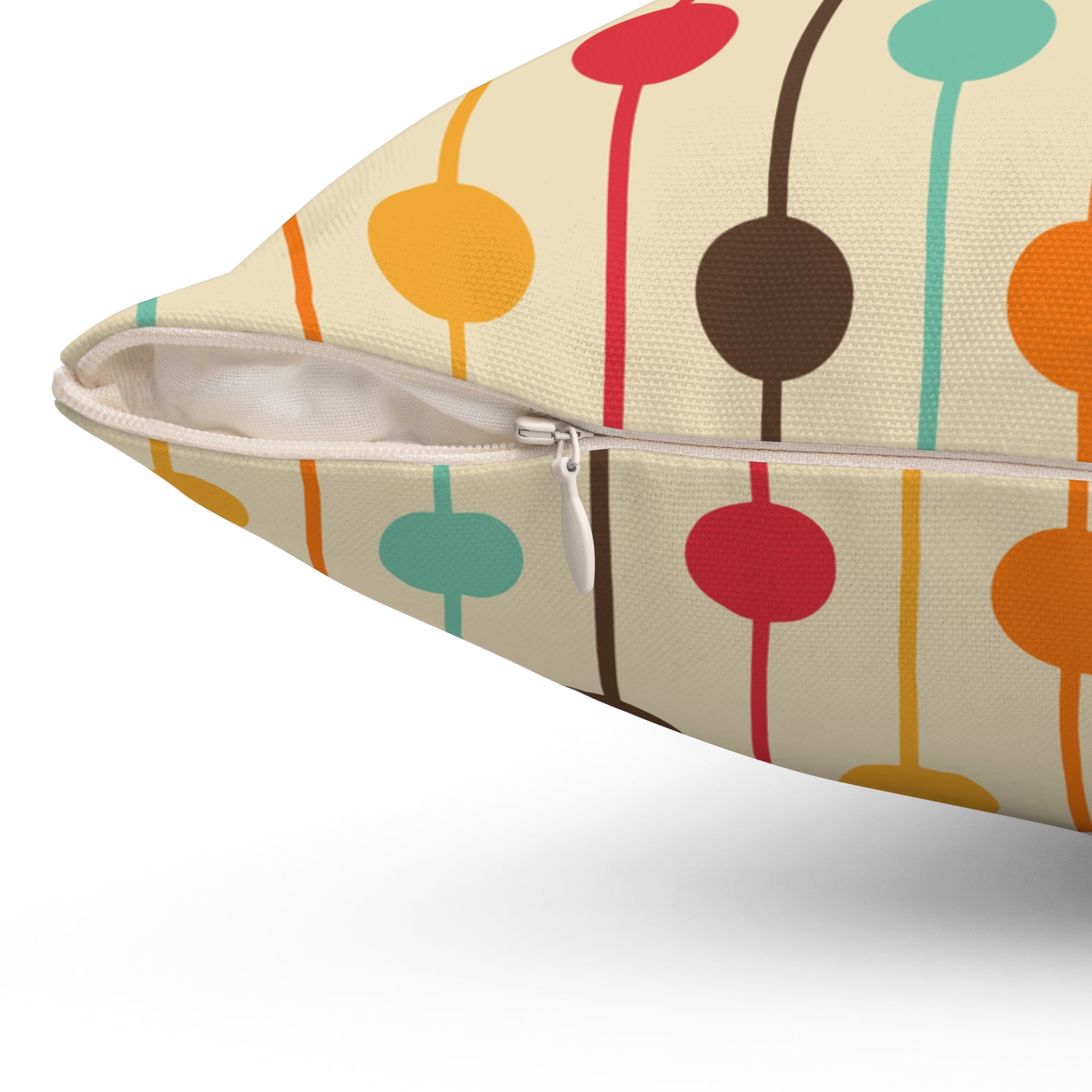 Mid-Century Cat Eyes Retro Throw Pillow
