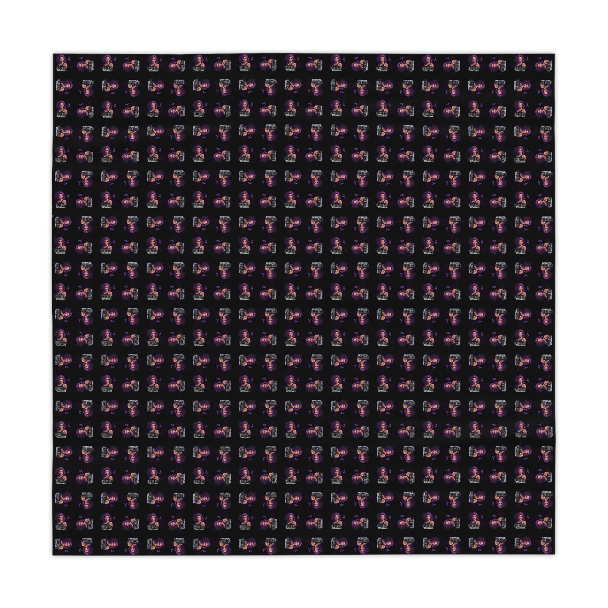 Epilepsy Warrior Woman Print Tablecloth for Dining
