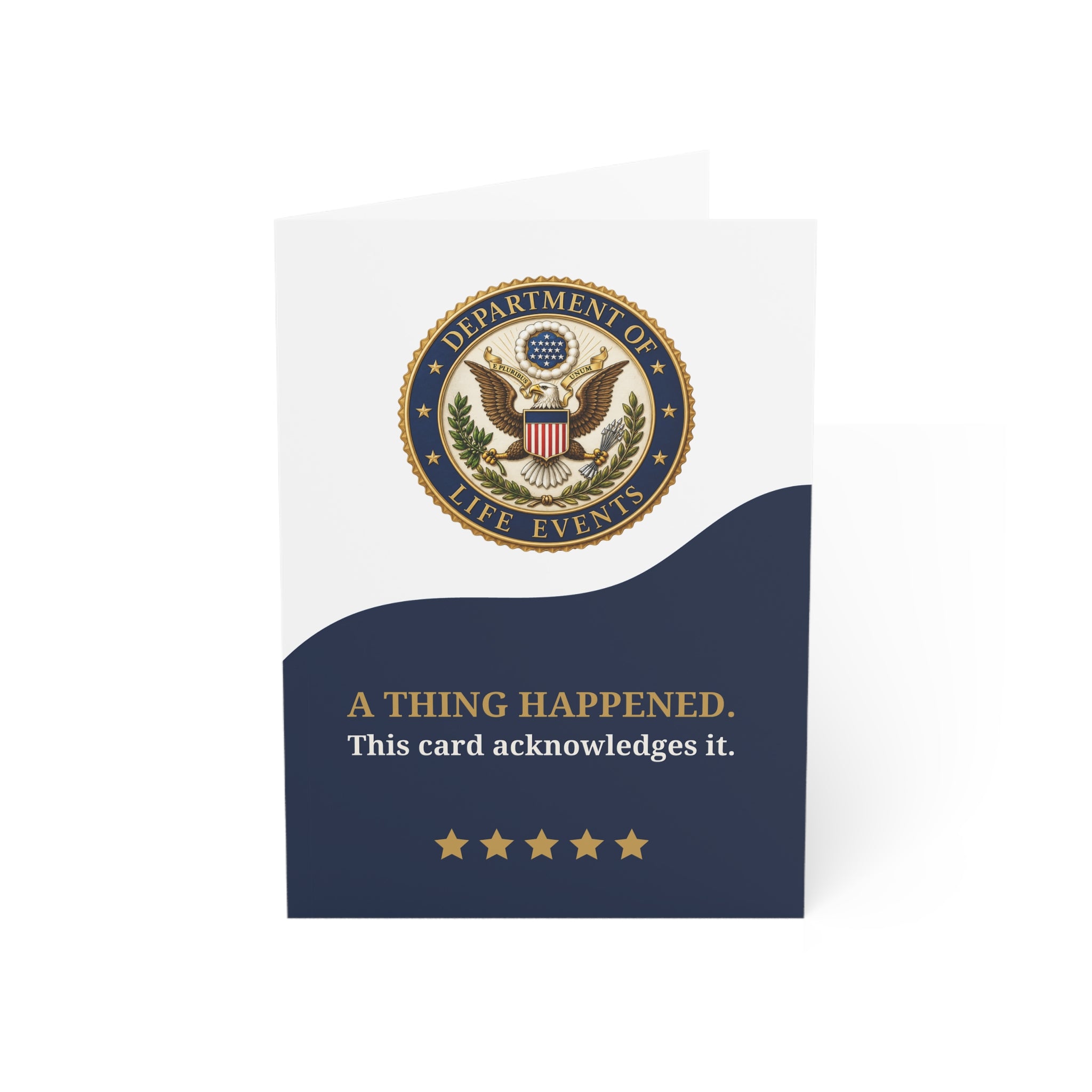 Department of Life Events Greeting Card – Funny All Occasion Card