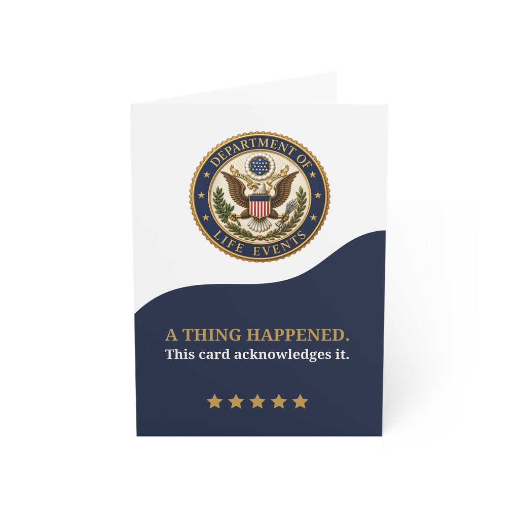 Department of Life Events Greeting Card – Funny All Occasion Card