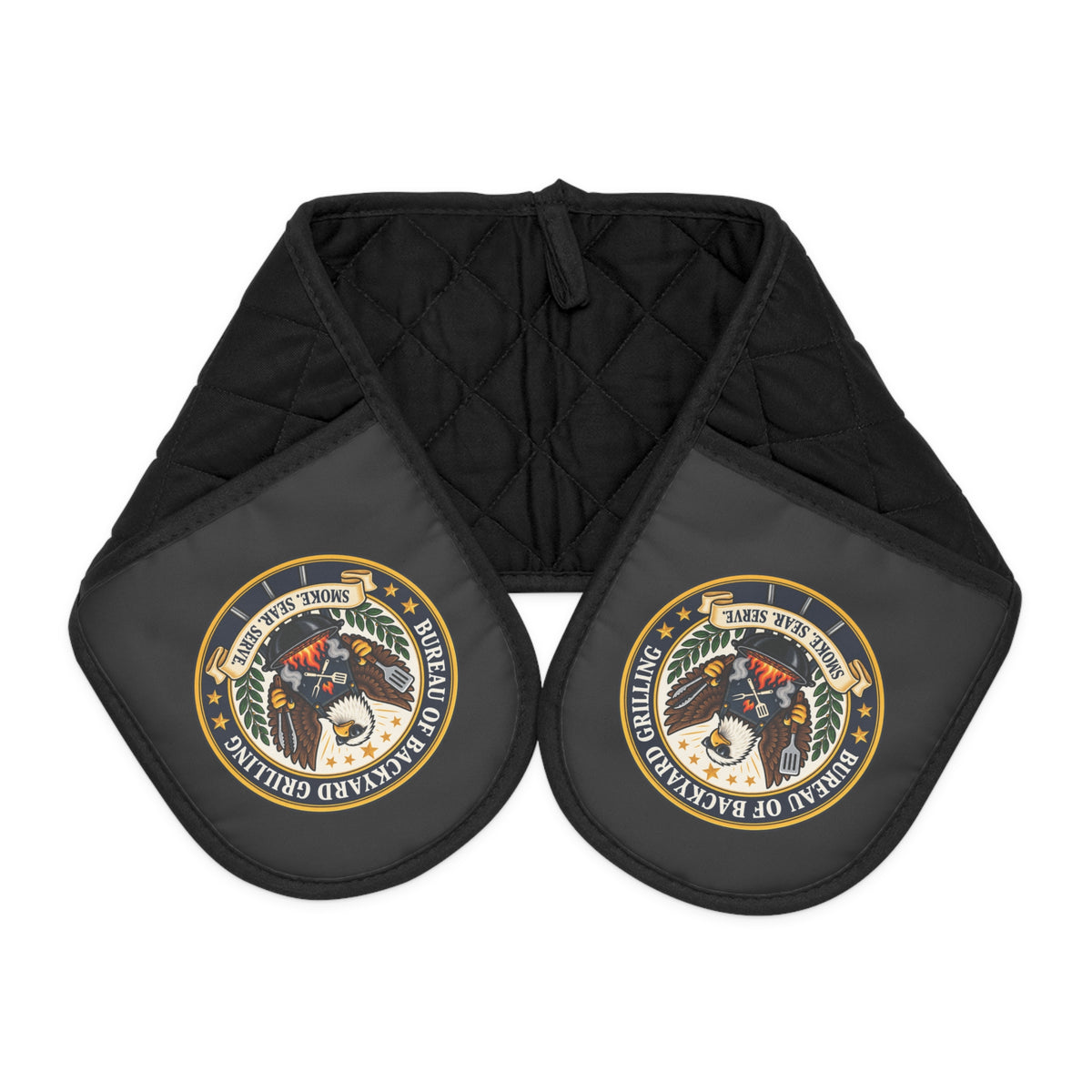 Bureau of Backyard Grilling Double Oven Mitt