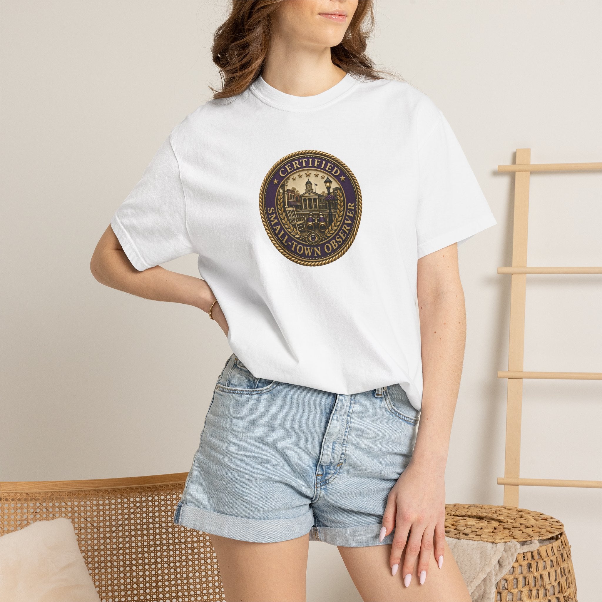 Certified Small-Town Observer Garment-Dyed T-Shirt