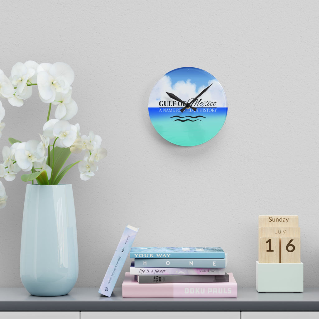 Gulf of Mexico Acrylic Wall Clock