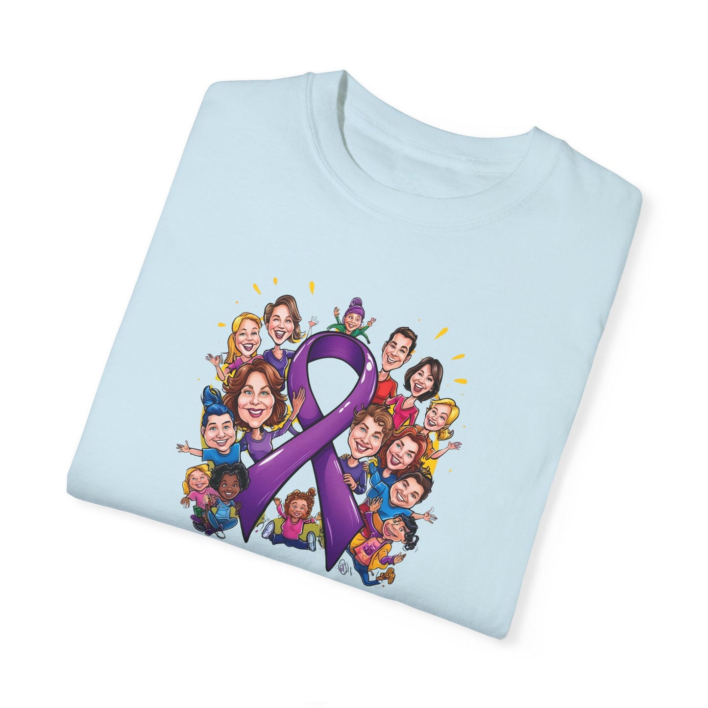 Epilepsy Awareness Unisex Garment-Dyed T-Shirt - Seize Hope, Be Strong