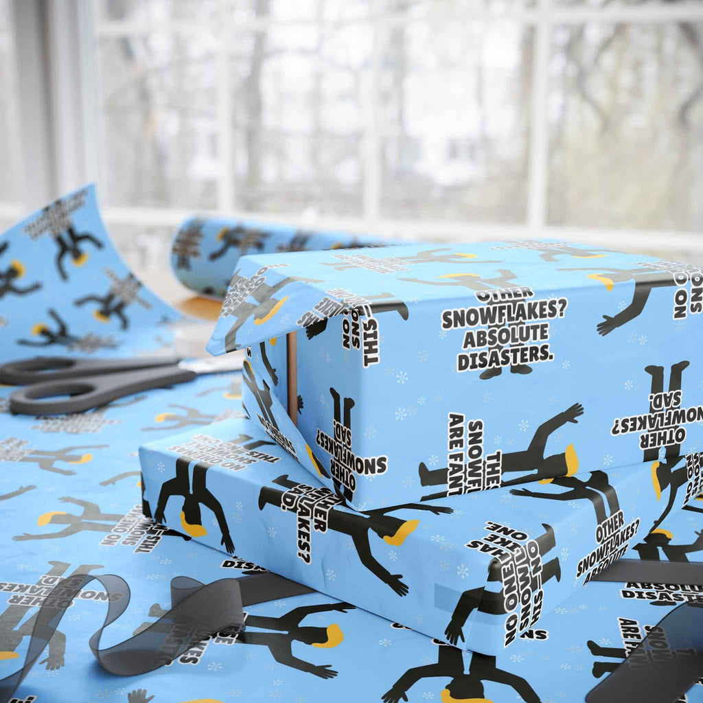 “World-Class Snowflakes” Political Parody Gift Wrap