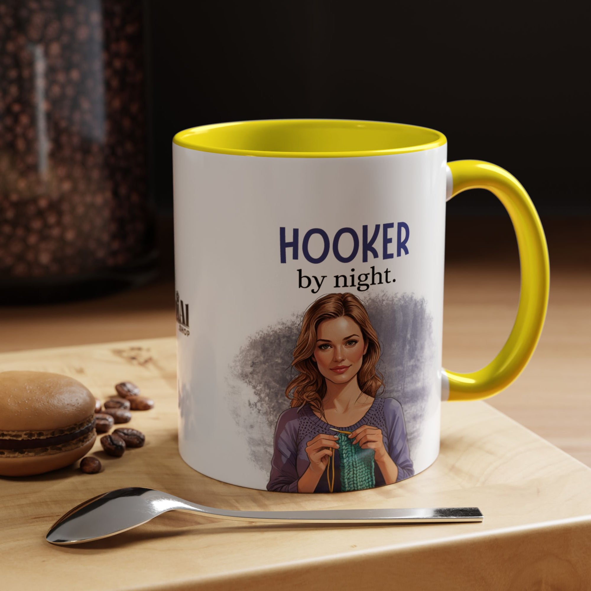 Cat Lady Hooker Funny Coffee Mug