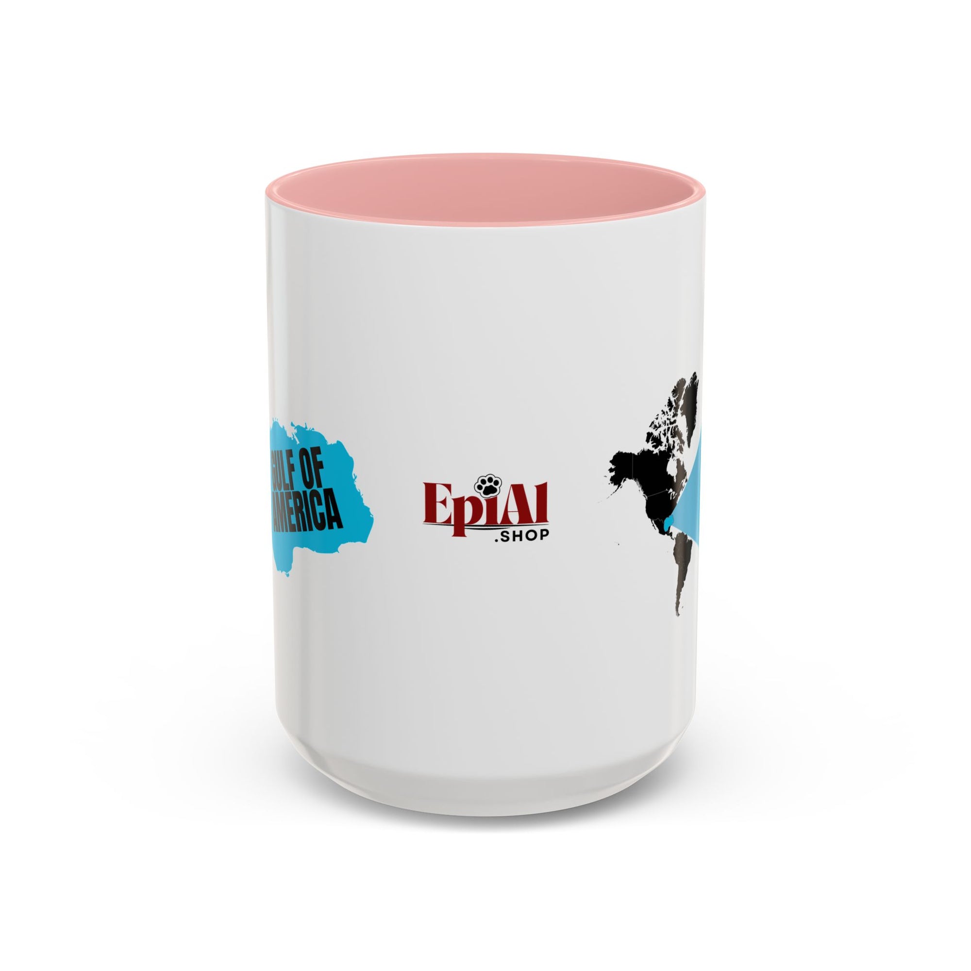 American Gulf Map Accent Coffee Mug