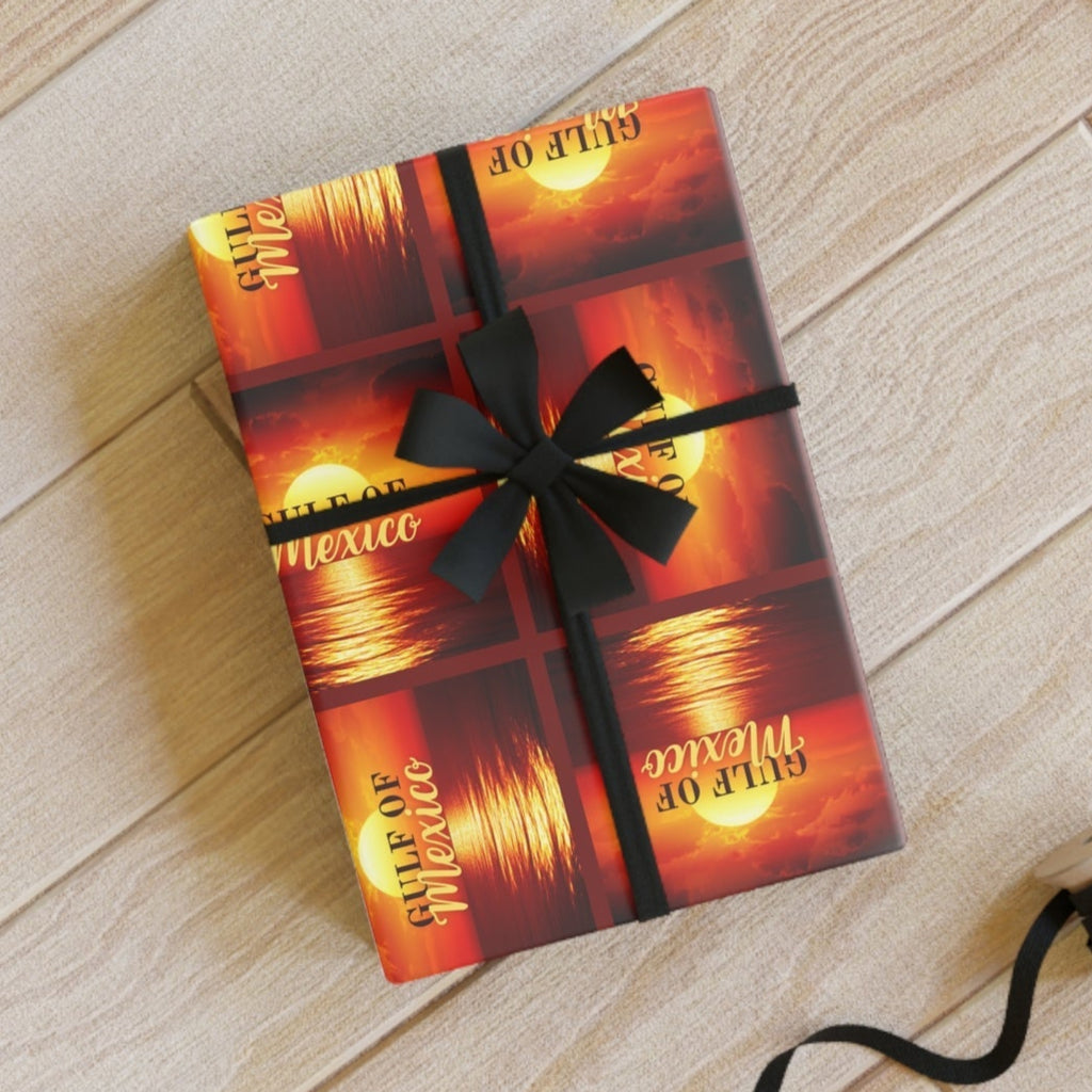 Gulf of Mexico Gift Wrapping Paper Roll - Perfect for Celebrations & Holidays Printify