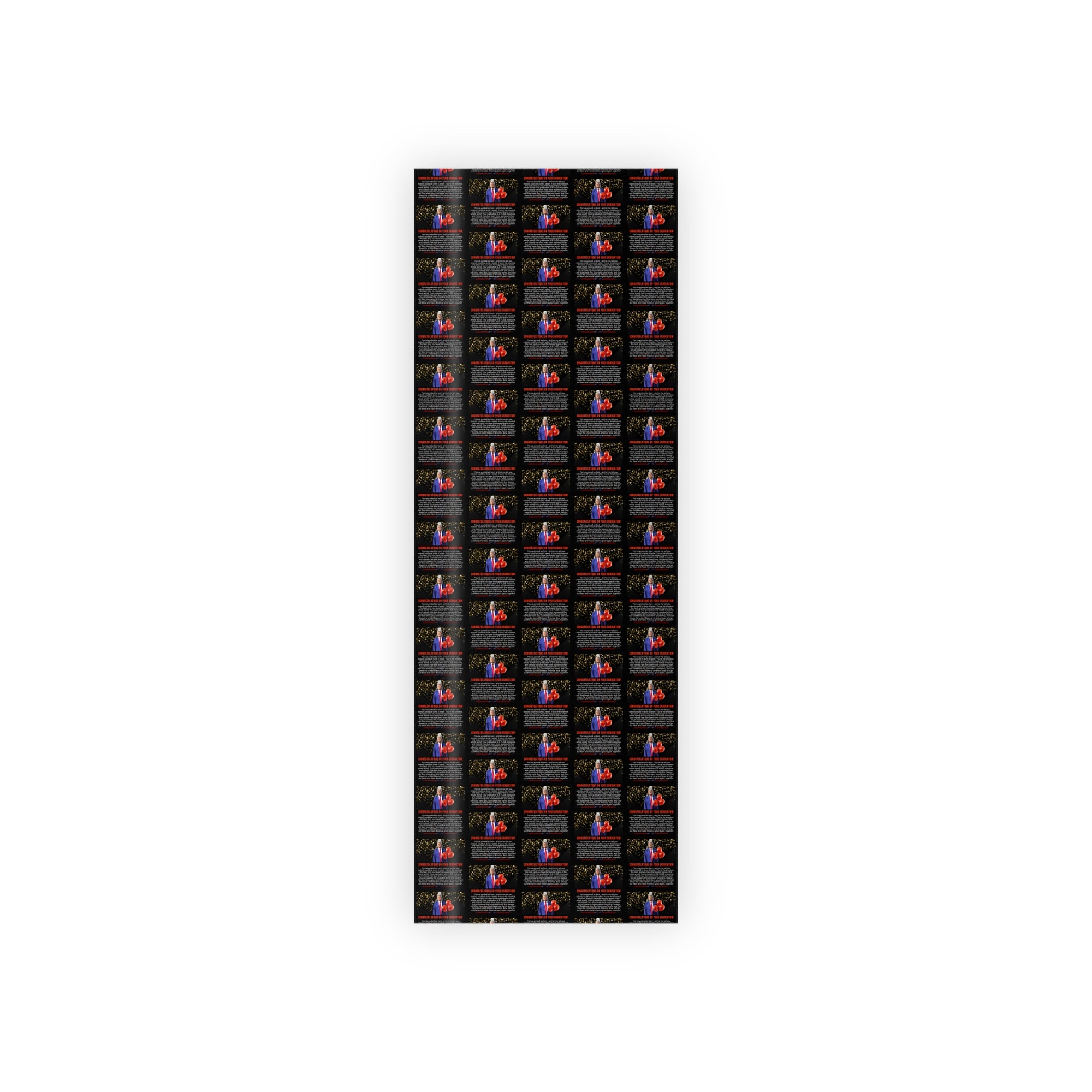 Trump Graduation Gift Wrapping Paper Rolls, 1pc