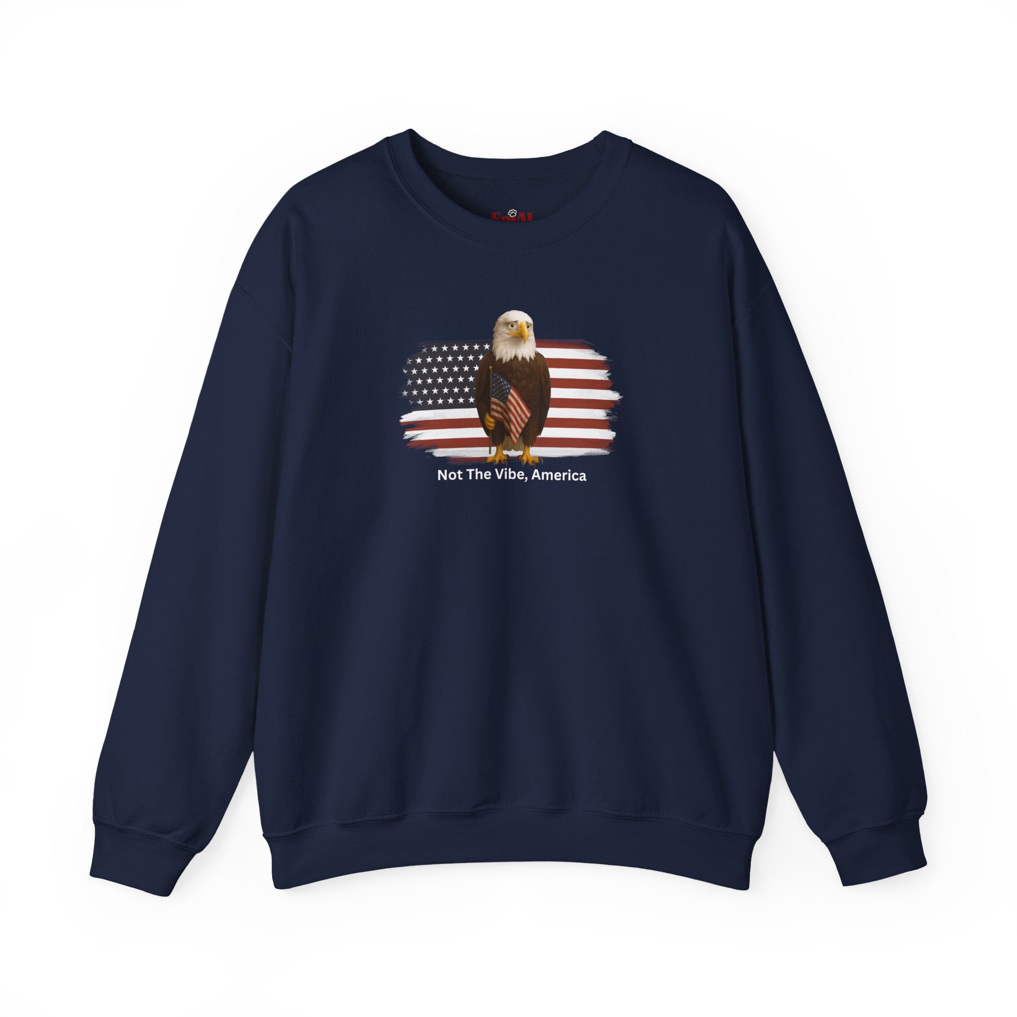 Not the Vibe, America – Political Parody Crewneck Sweatshirt