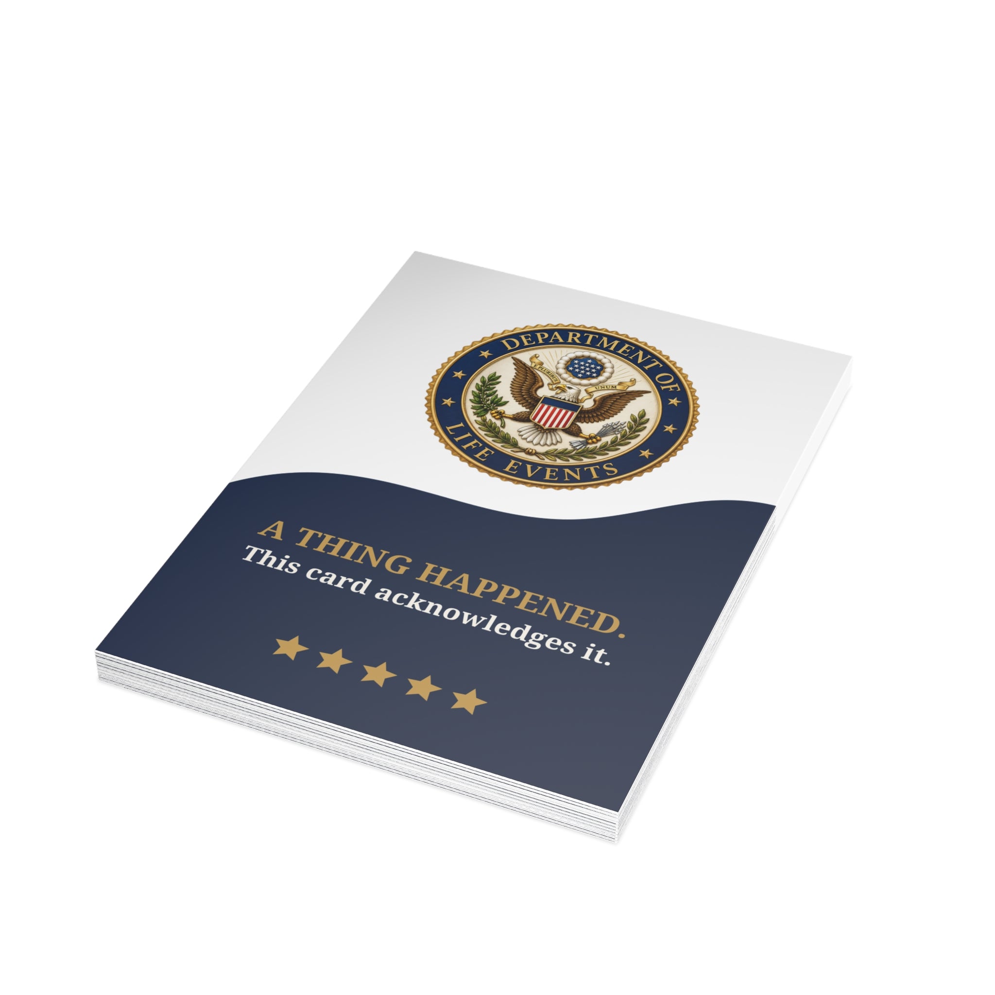 Department of Life Events Greeting Card – Funny All Occasion Card