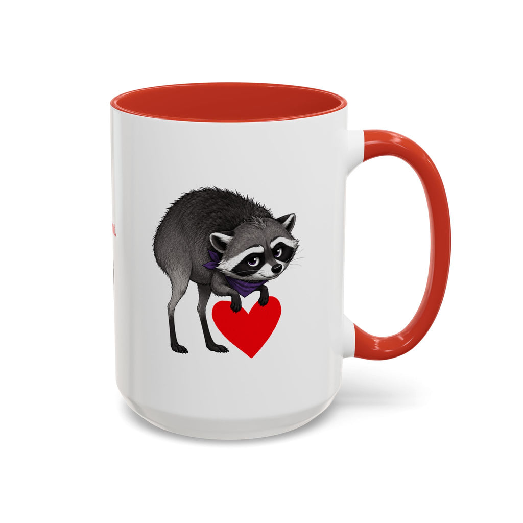 Jimothy “Be Different” Raccoon Mug