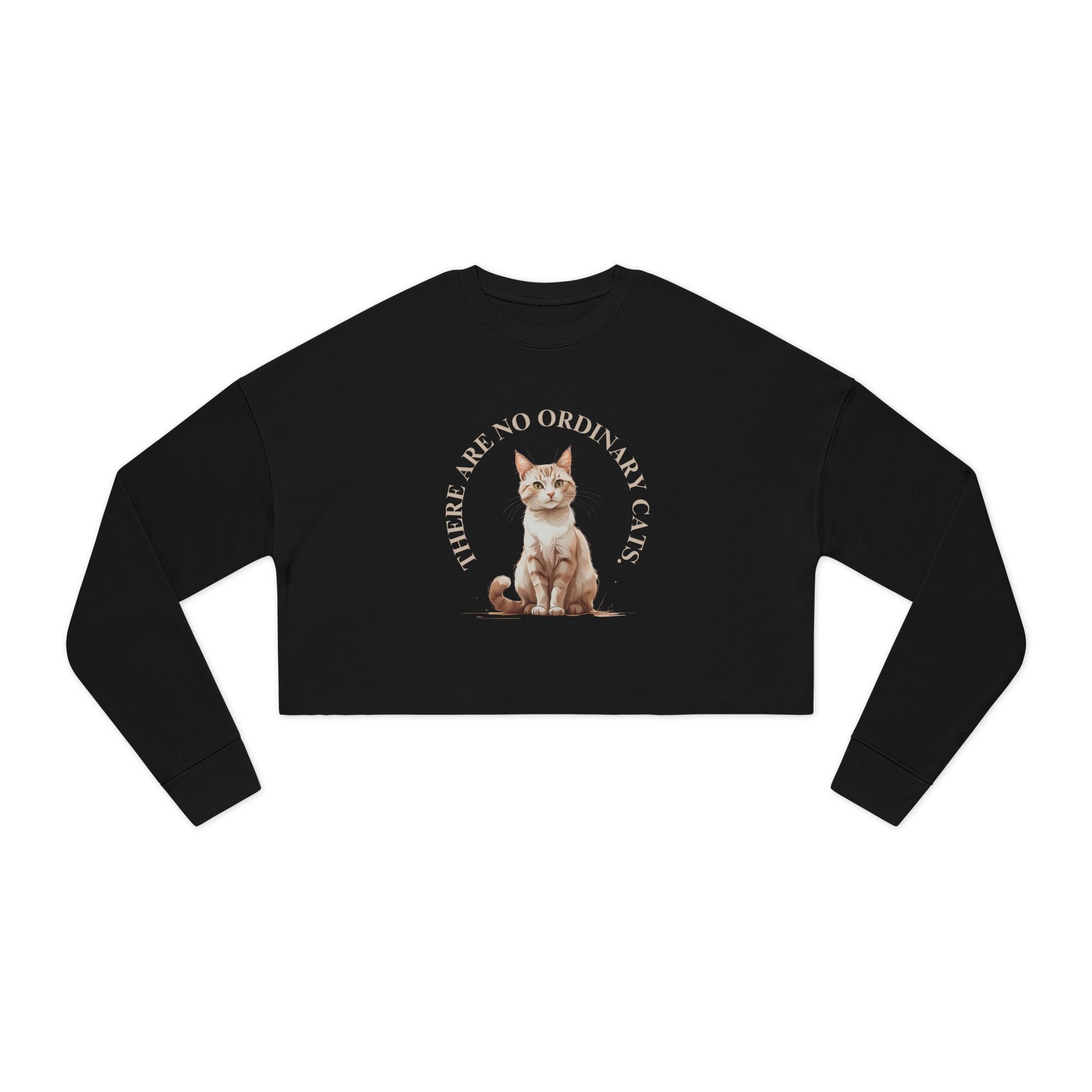 No Ordinary Cats Women's Cropped Sweatshirt
