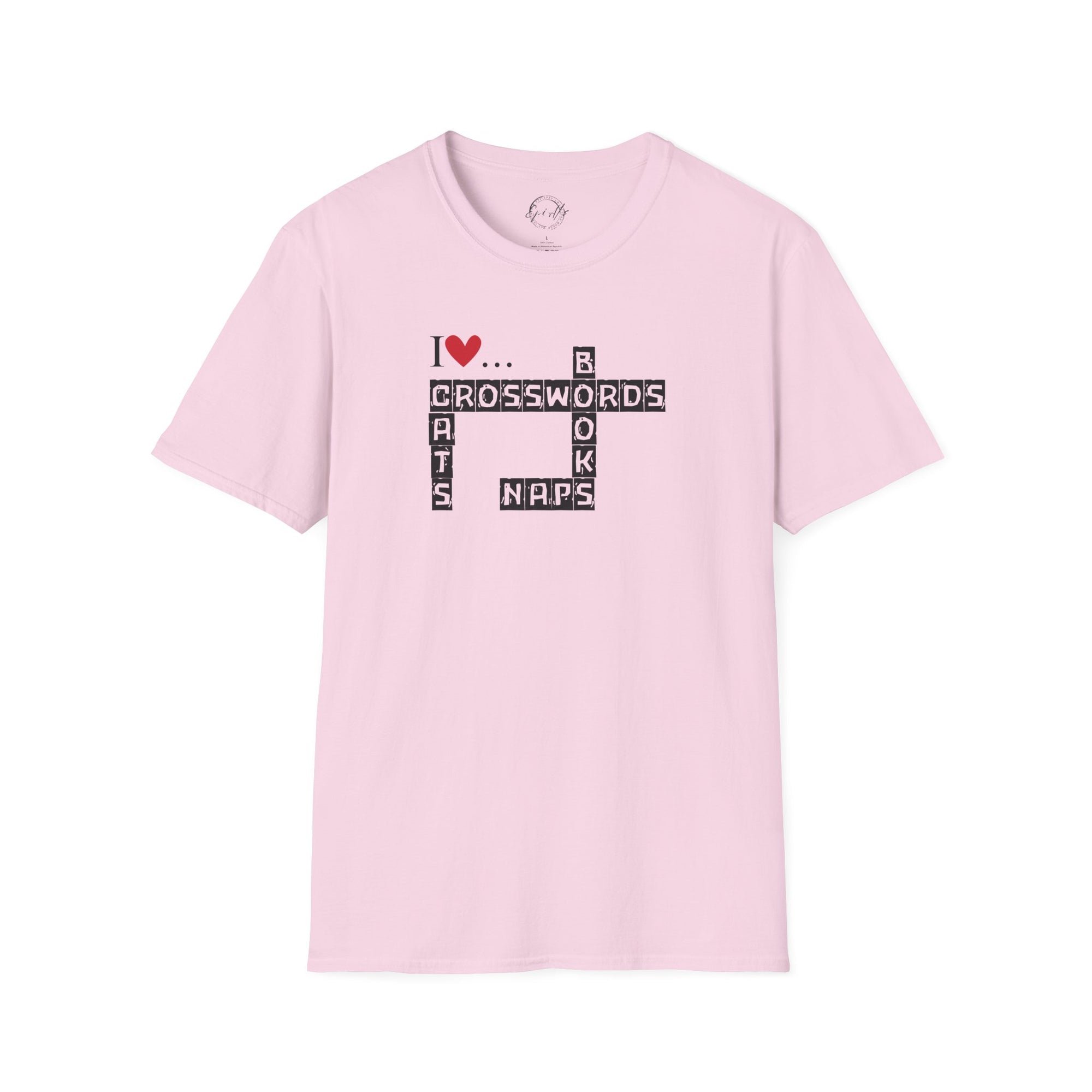 Crosswords and Cats Unisex Softstyle T-Shirt