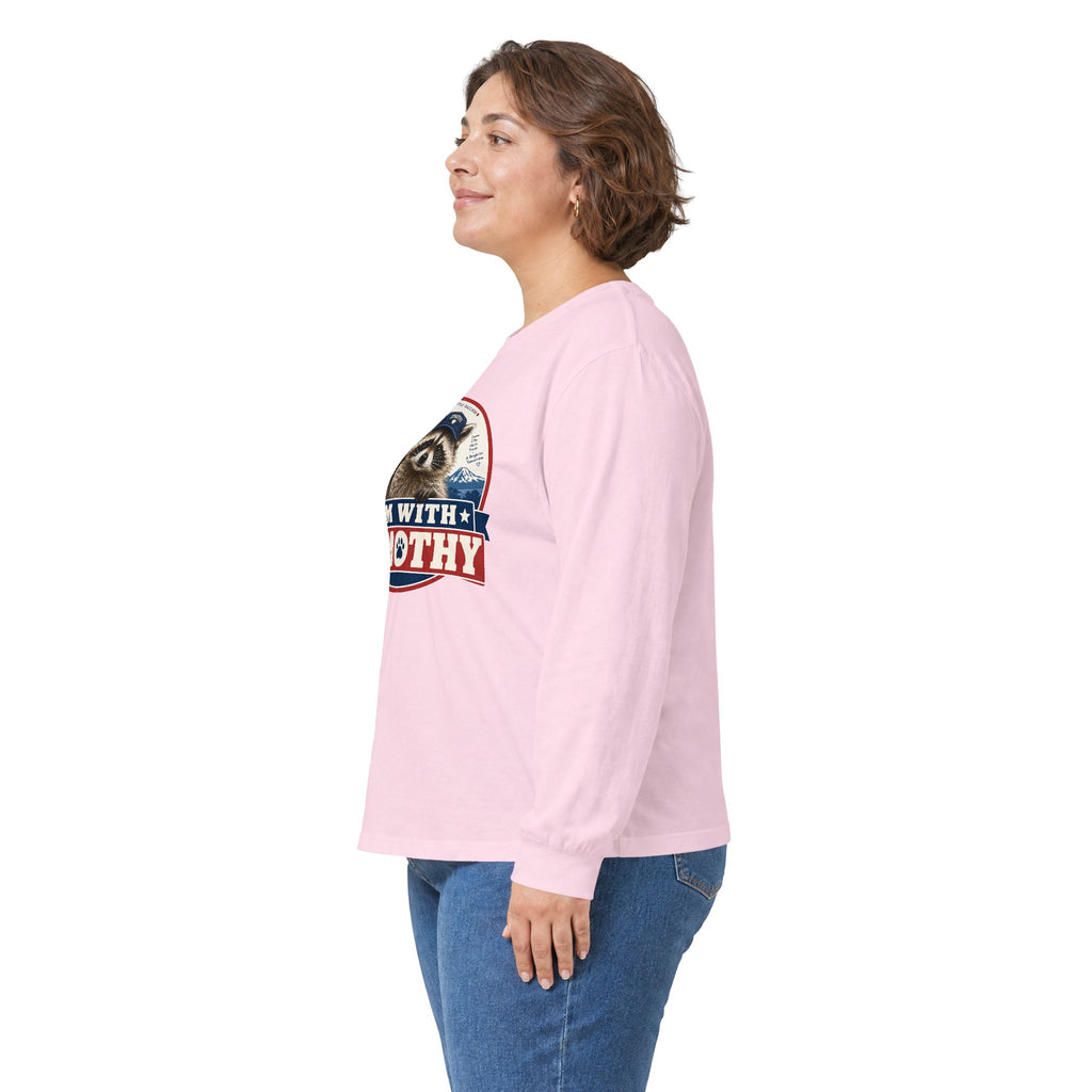 I’m With Jimothy Raccoon Long Sleeve T-Shirt