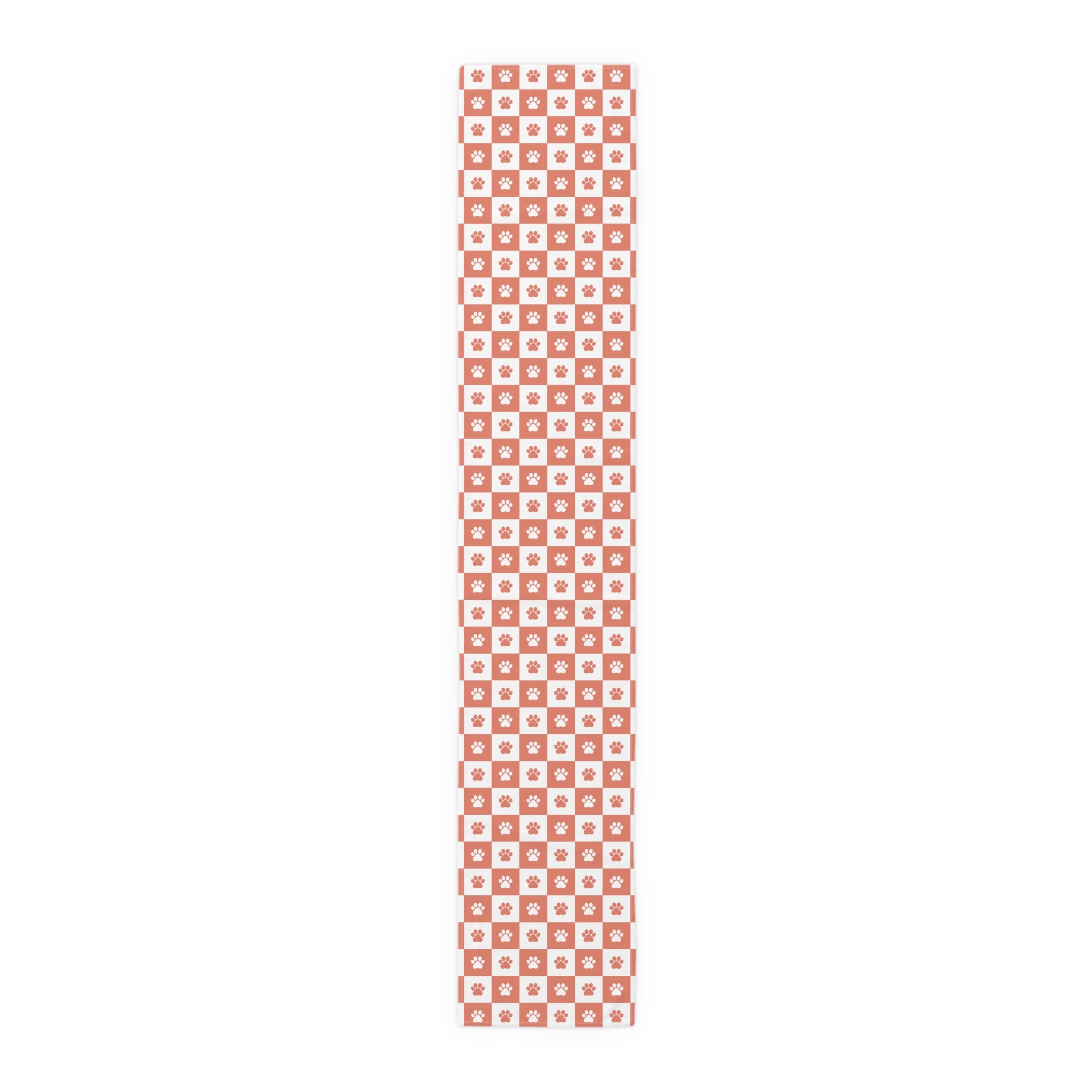 Red & White Paws Table Runner (Cotton, Poly) - EpiAl's Shop