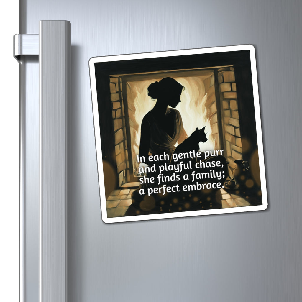 Photo depicting the ​Cat Lady Family Magnets from EpiAl's Shop.