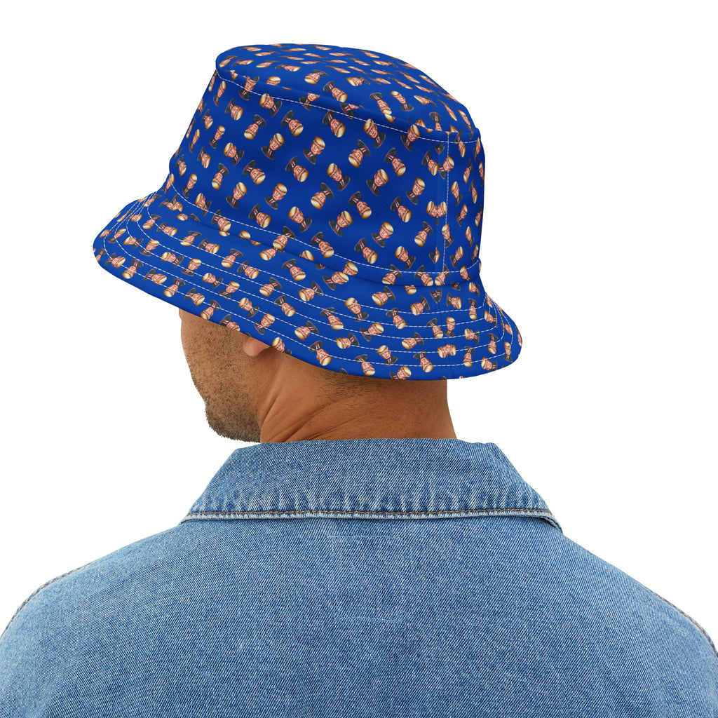 Trump Faces Printed Bucket Hat for Summer Fun