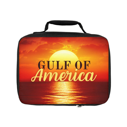 Sunset Gulf of America Lunch Bag - Stylish Insulated Tote Printify