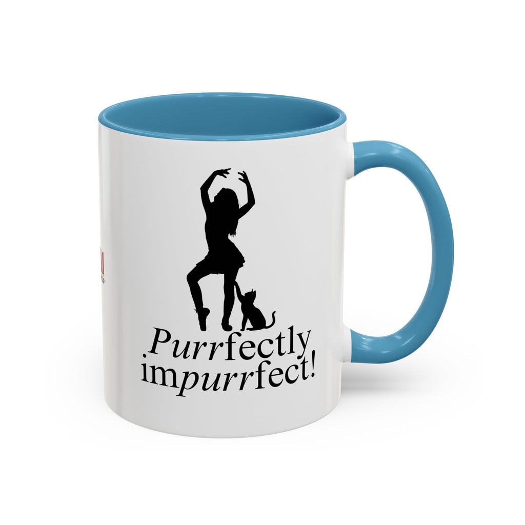 Purrfectly Impurrfect Accent Coffee Mug (11, 15oz)