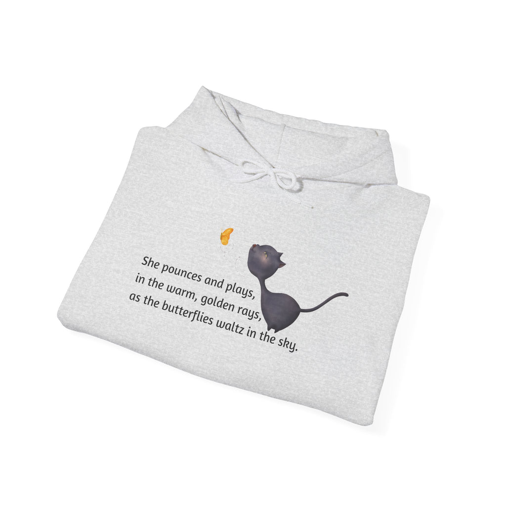 She Pounces & Plays Unisex Heavy Blend™ Hooded Sweatshirt