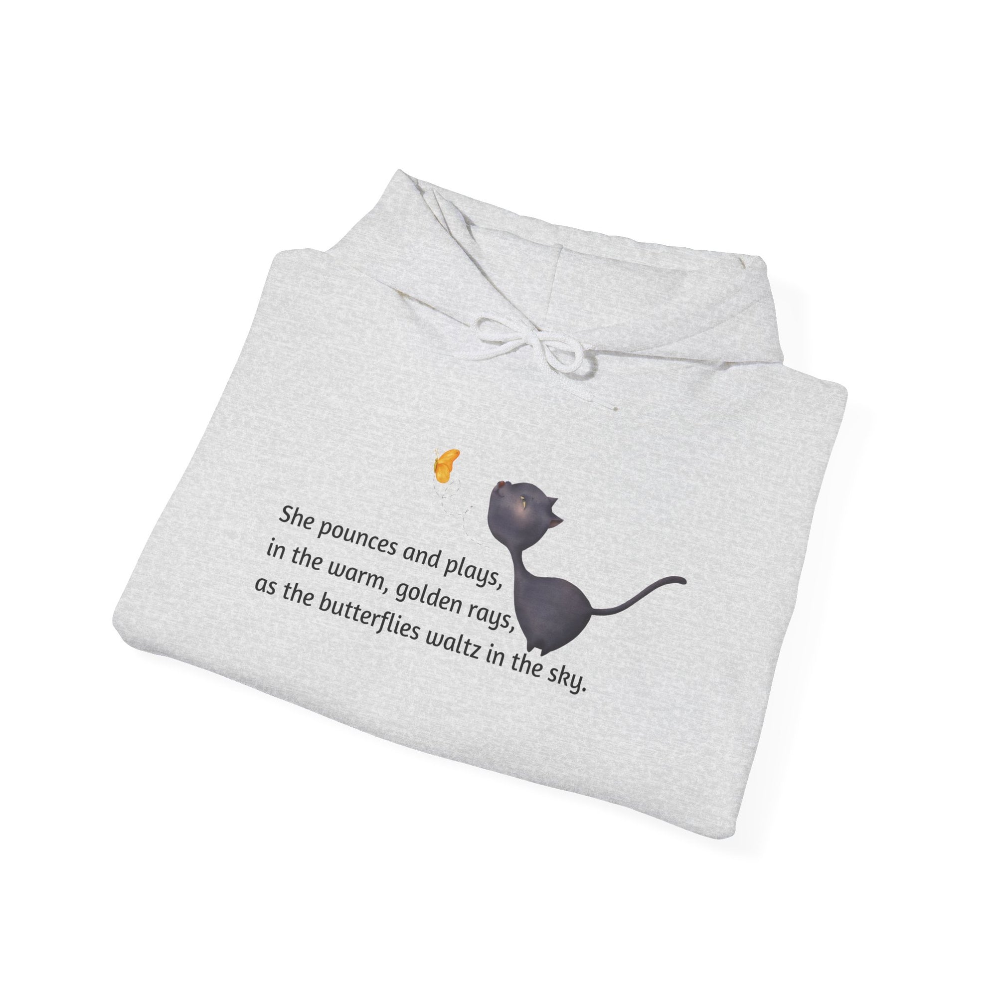 She Pounces & Plays Unisex Heavy Blend™ Hooded Sweatshirt