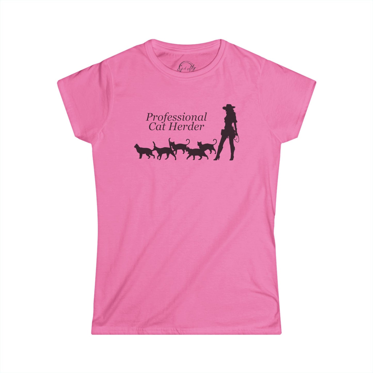 Funny Women's T-Shirt - Professional Cat Herder Tee