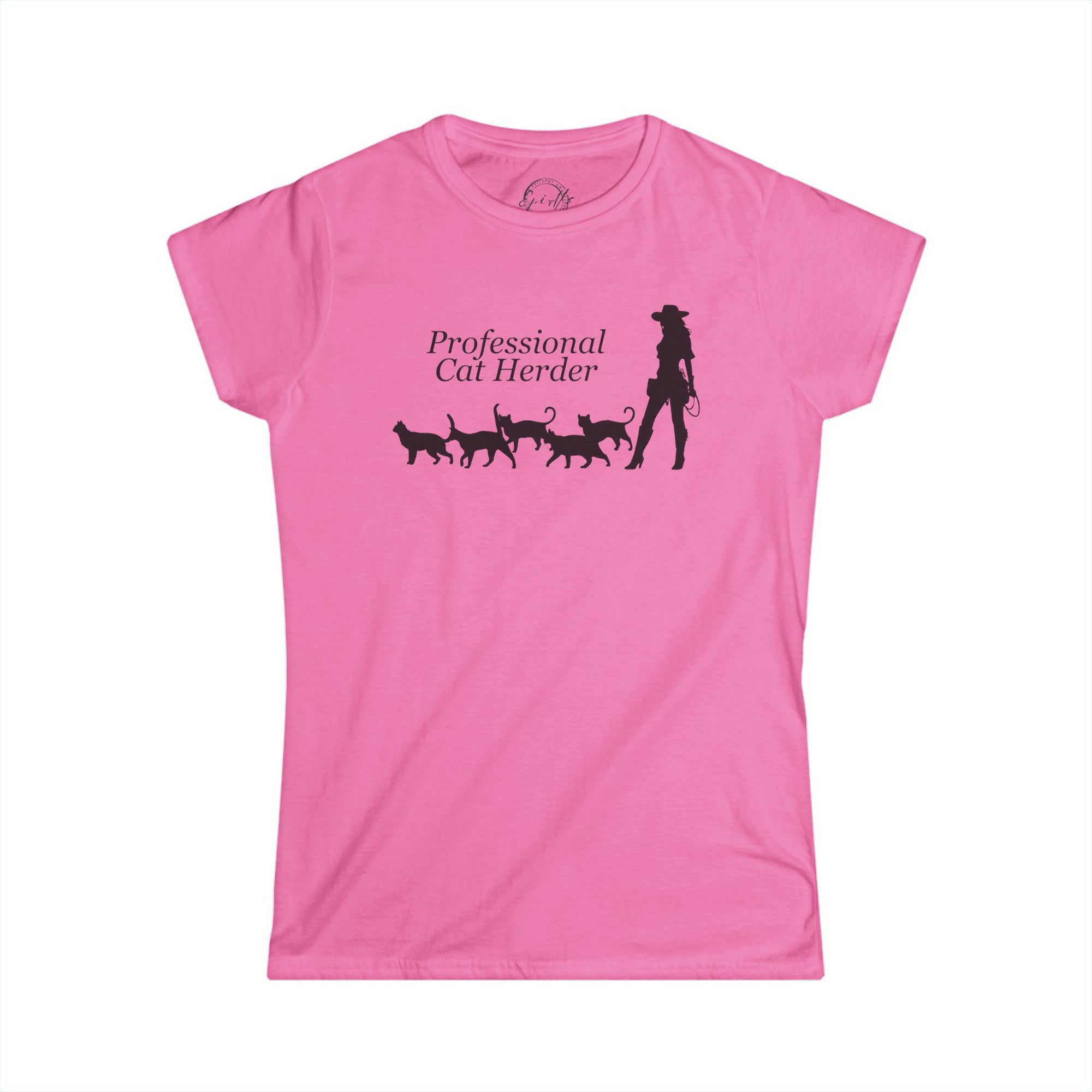Funny Women's T-Shirt - Professional Cat Herder Tee